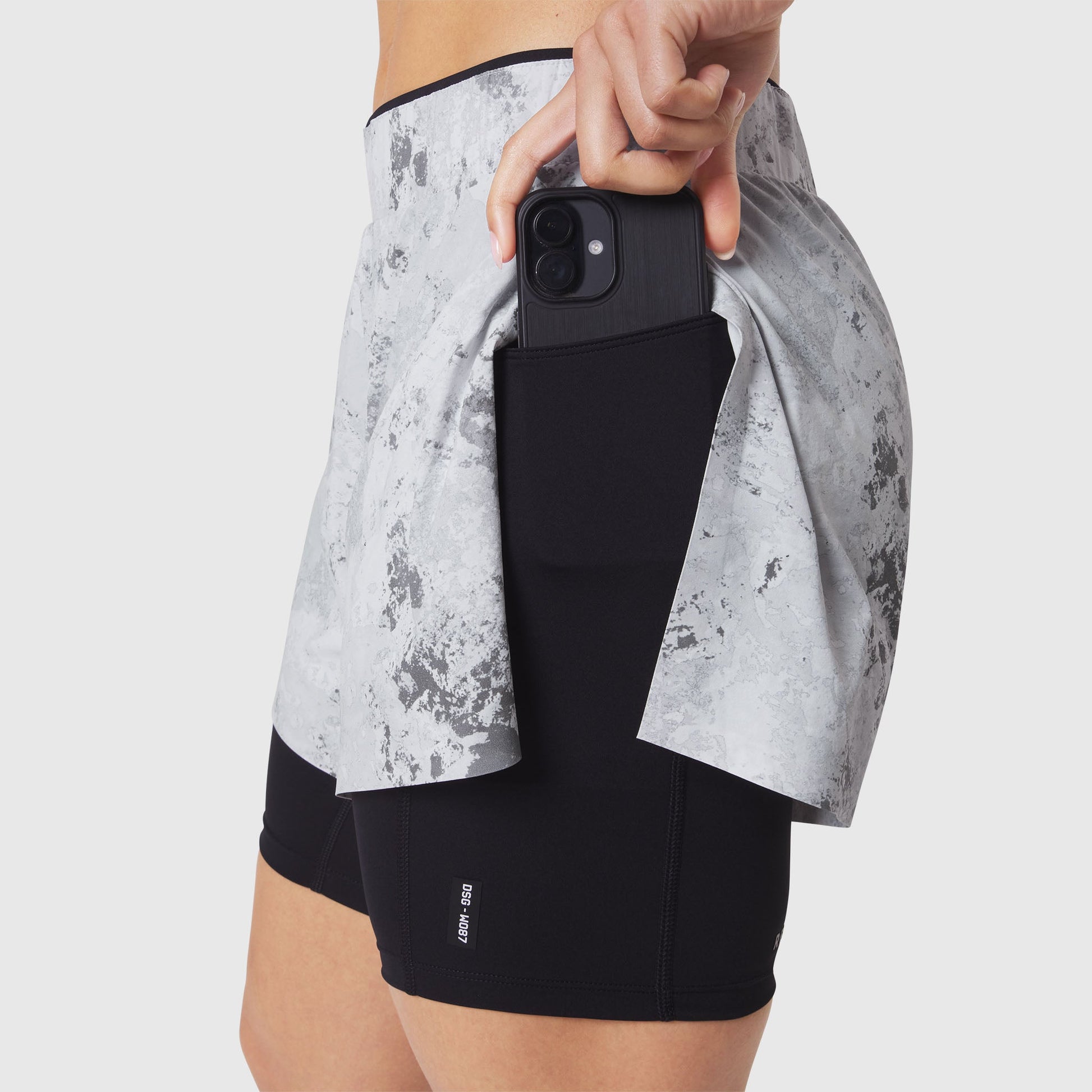 W087. Aerotex™ Side Split Liner Short Sedona Snow Camo | ASRV for sale