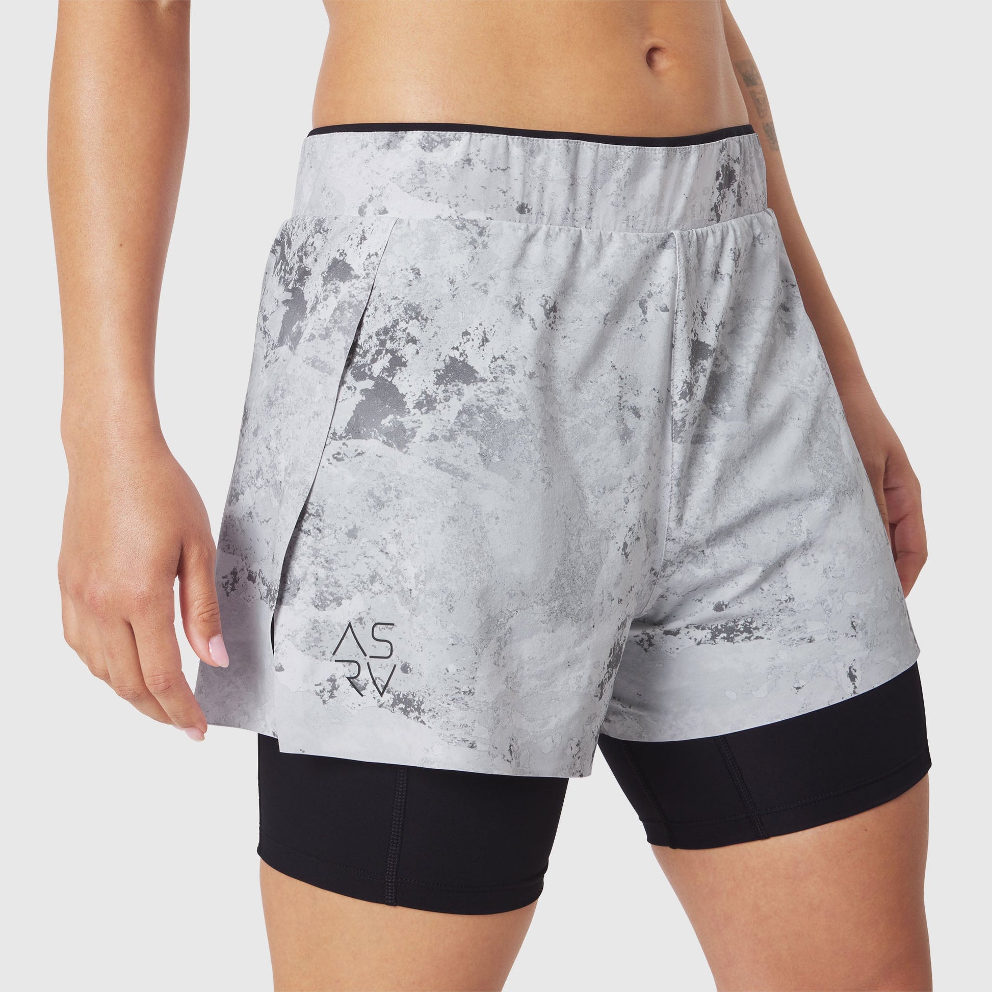 W087. Aerotex™ Side Split Liner Short Sedona Snow Camo | ASRV for sale