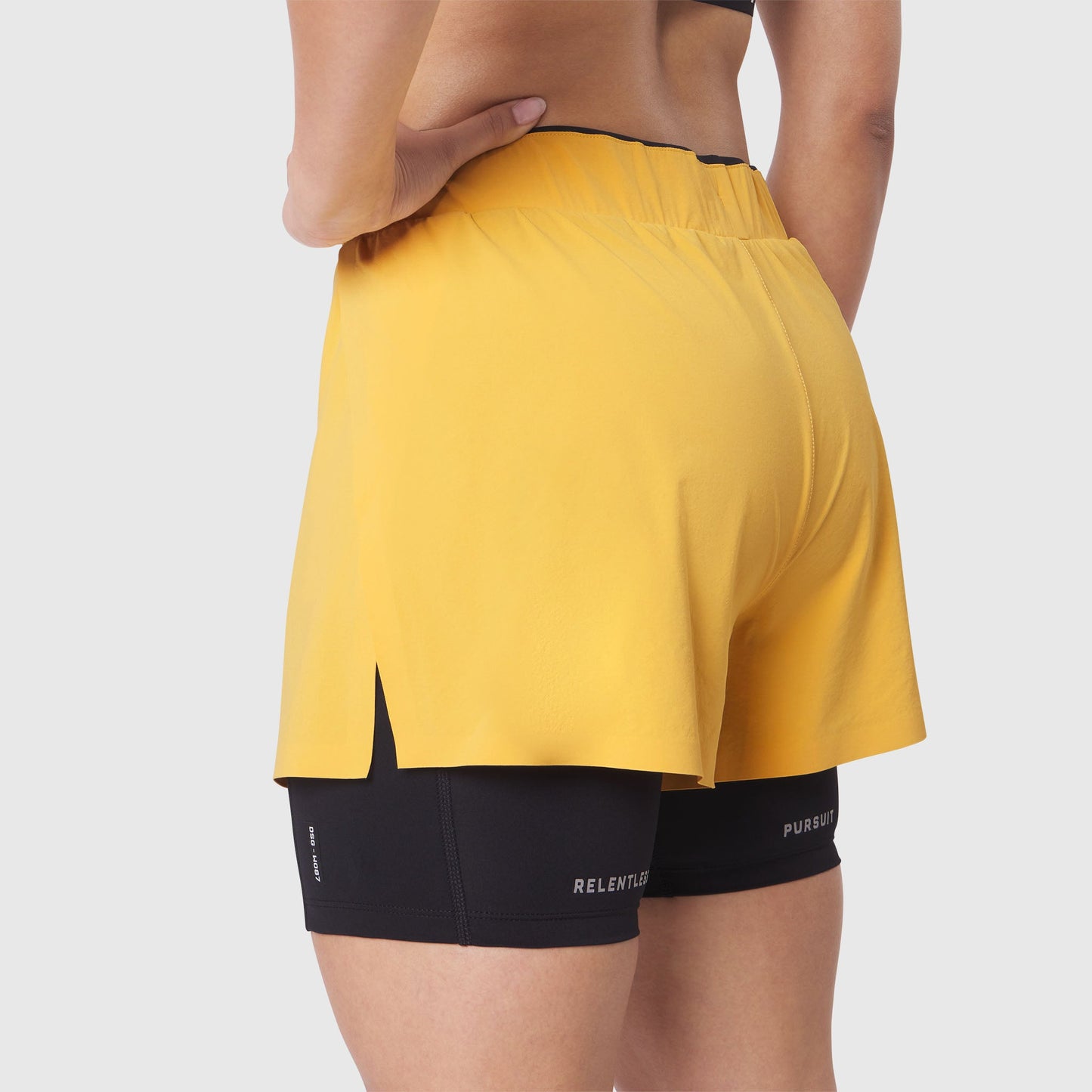 W087. Aerotex™ Side Split Liner Short Amber | ASRV discount