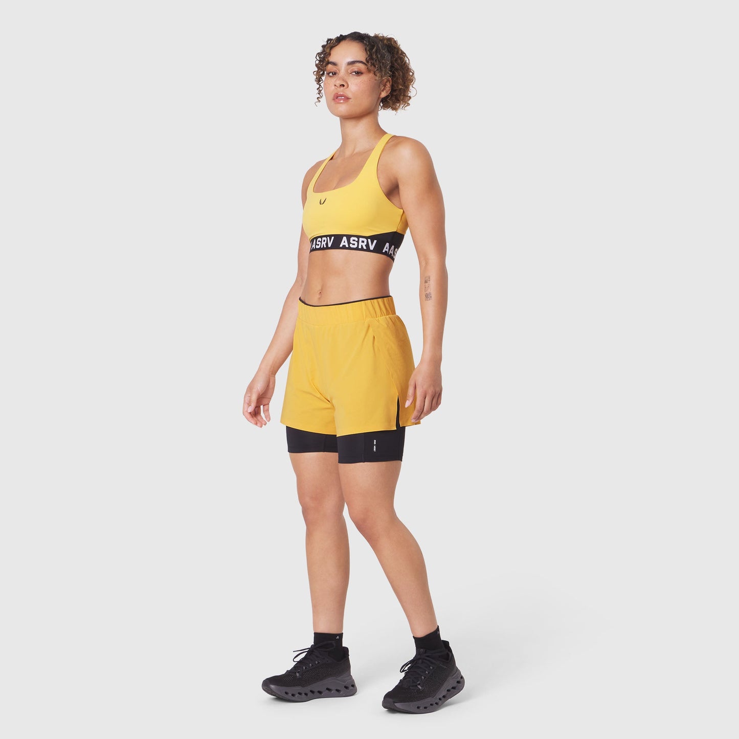 W087. Aerotex™ Side Split Liner Short Amber | ASRV discount