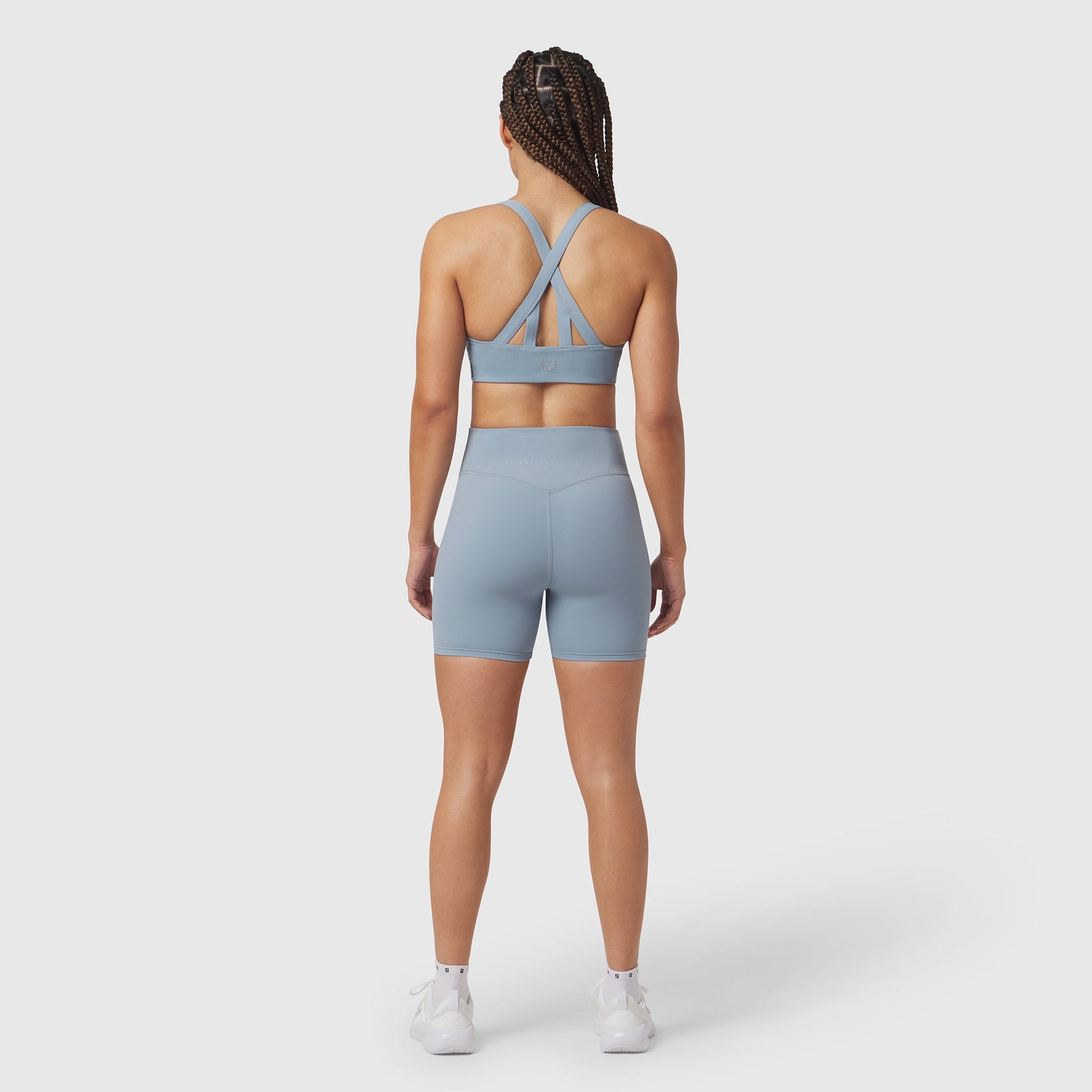 W064. LYCRA® ADAPTIV Biker Short Light Sky | ASRV Discount