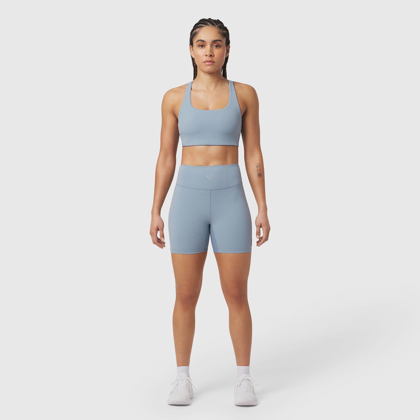 W064. LYCRA® ADAPTIV Biker Short Light Sky | ASRV Discount