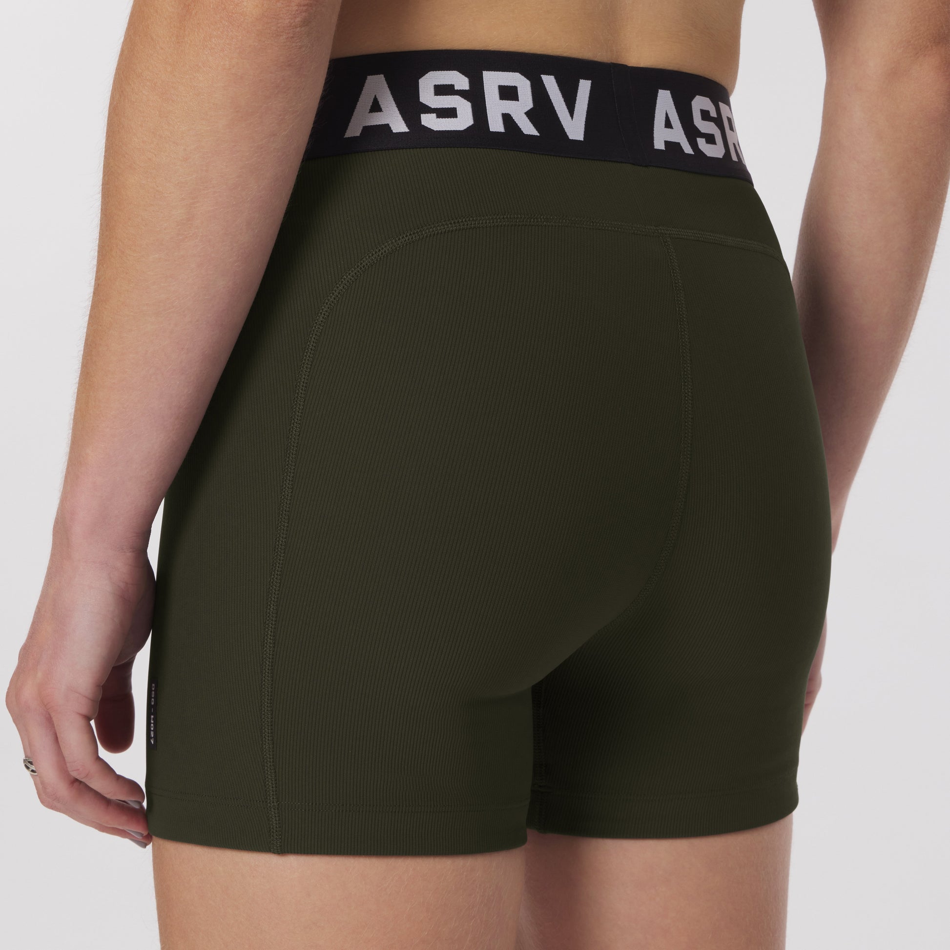 W027. LYCRA® Ribbed Short Olive | ASRV near me