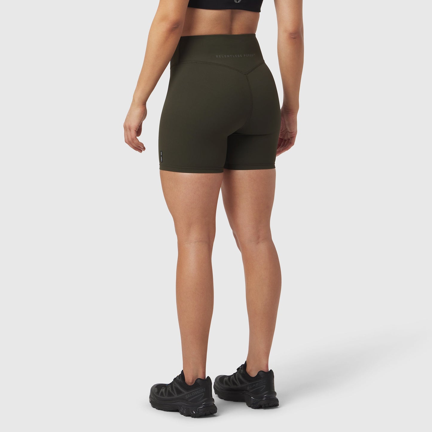 W064. LYCRA® ADAPTIV Biker Short Olive | ASRV US