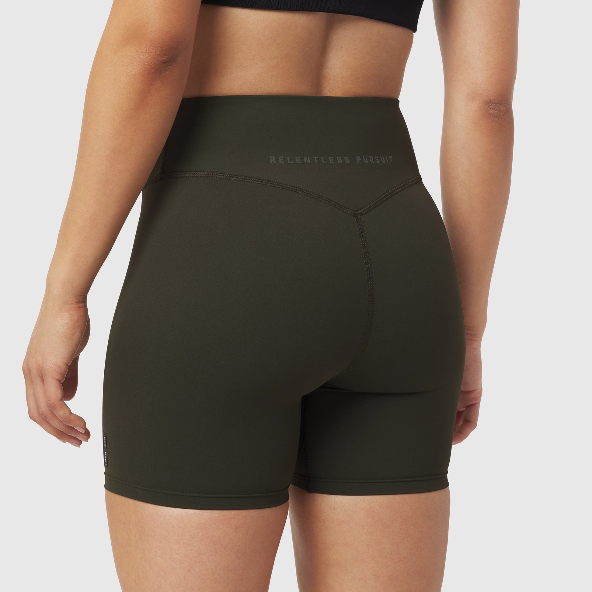 W064. LYCRA® ADAPTIV Biker Short Olive | ASRV US