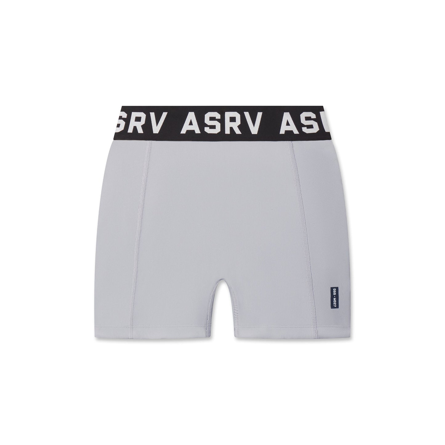 W027. LYCRA® Ribbed Short Slate Grey | ASRV on sale