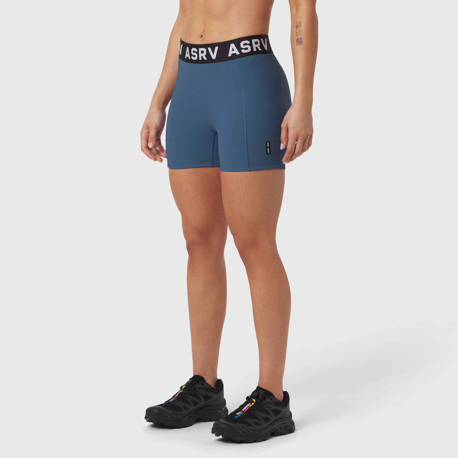 W027. LYCRA® Ribbed Short Storm | ASRV for sale