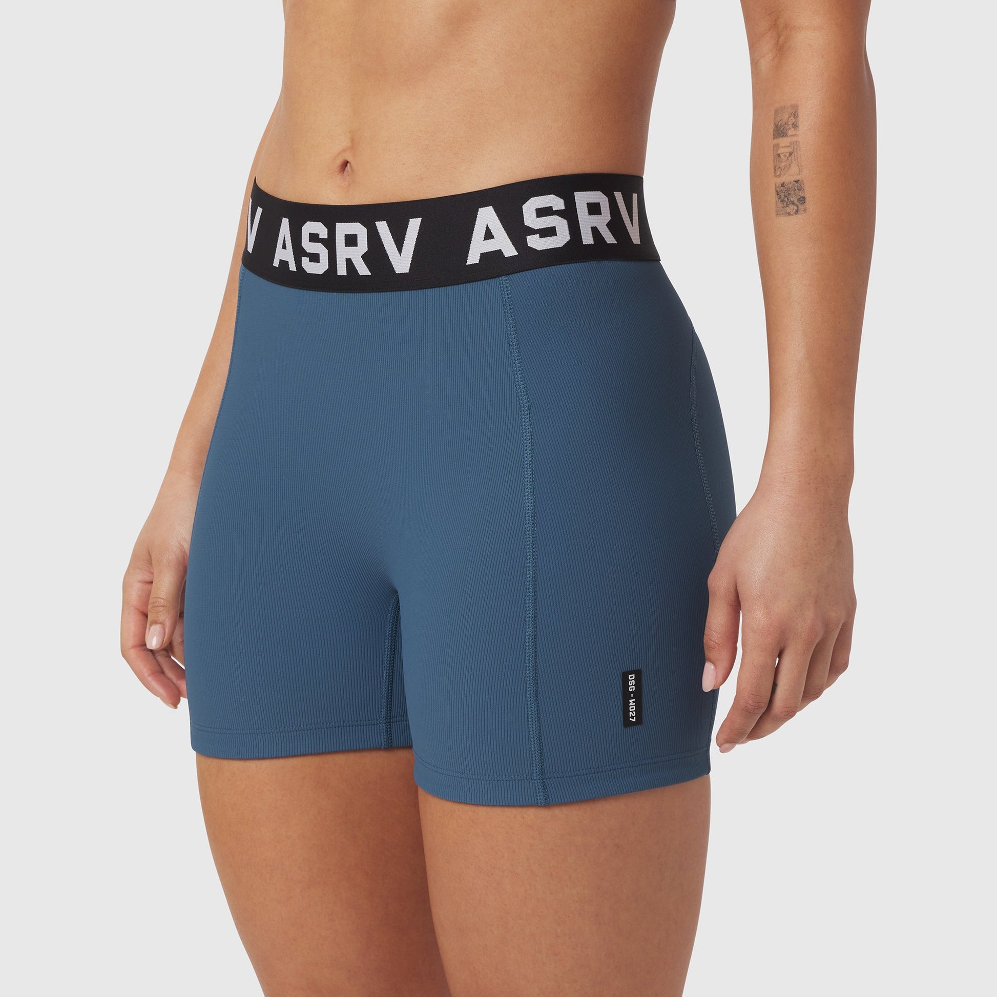 W027. LYCRA® Ribbed Short Storm | ASRV for sale