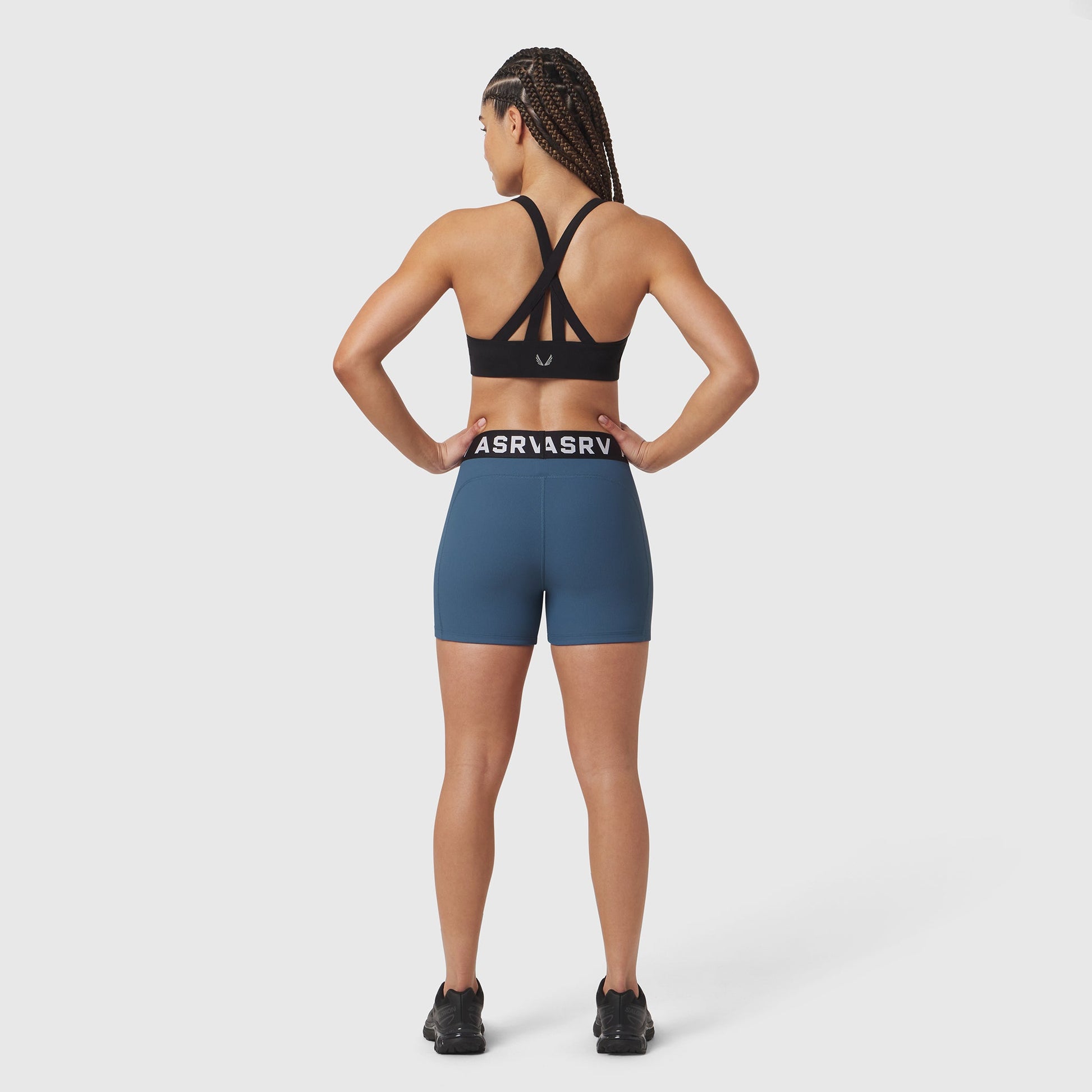 W027. LYCRA® Ribbed Short Storm | ASRV for sale