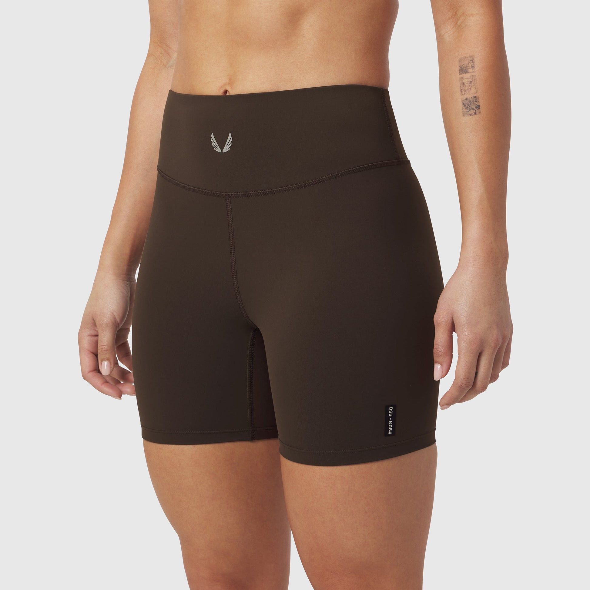 W064. LYCRA® ADAPTIV Biker Short Dark Earth | ASRV discount
