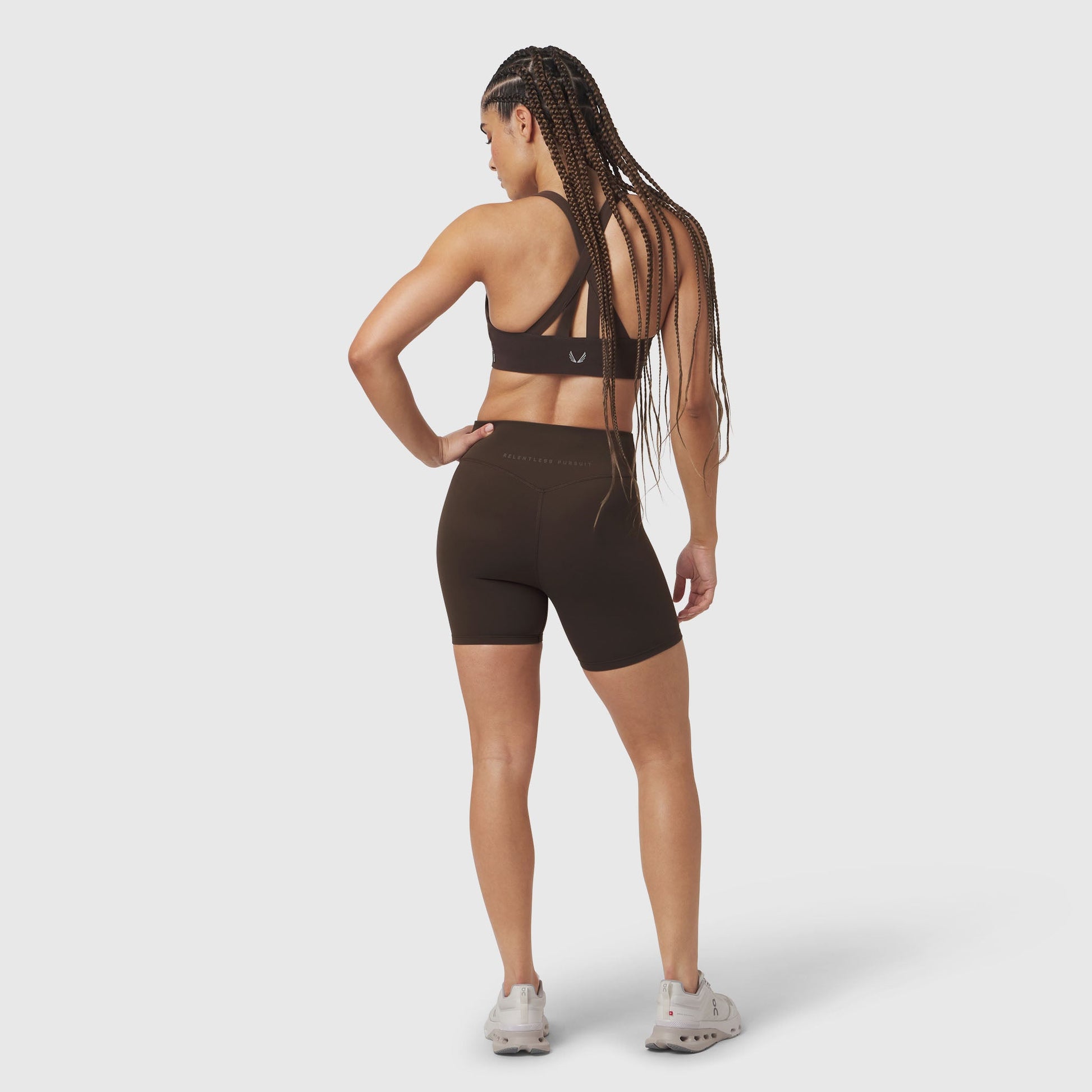 W064. LYCRA® ADAPTIV Biker Short Dark Earth | ASRV discount