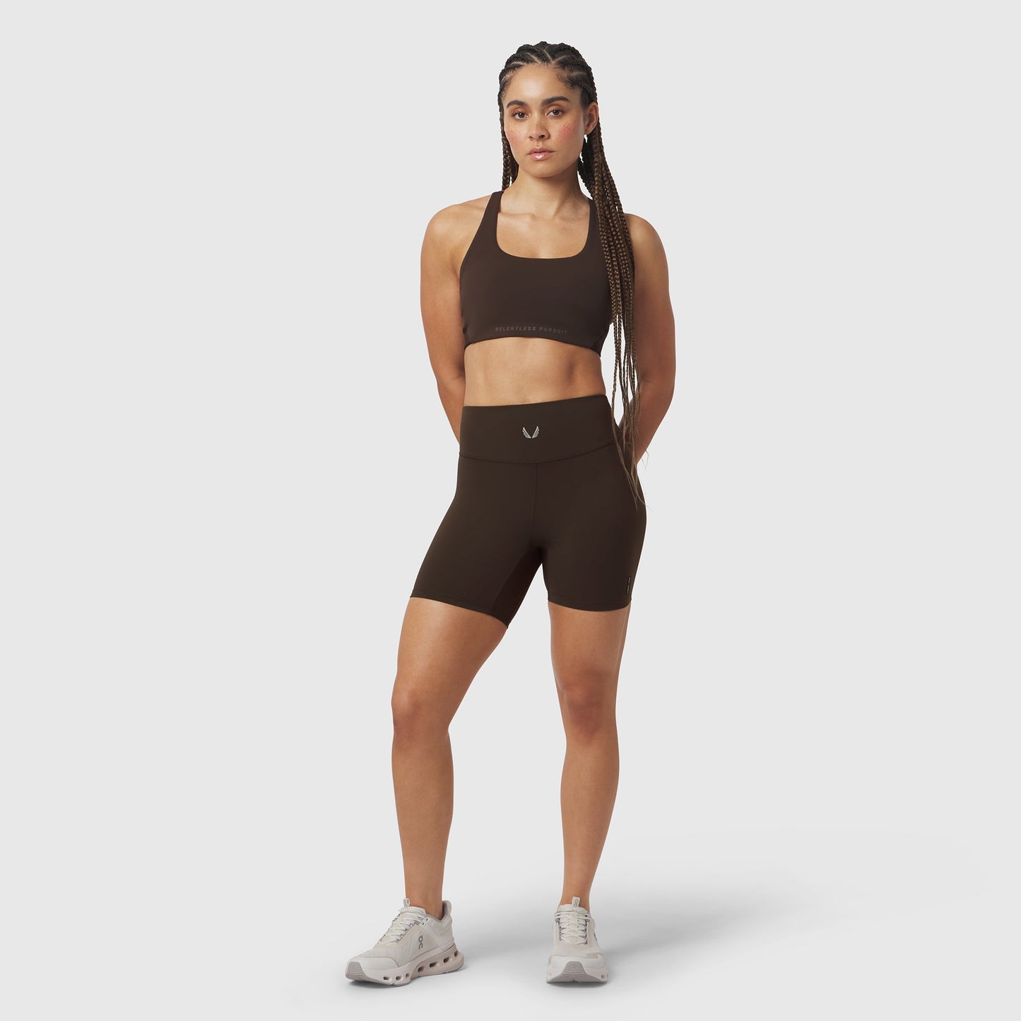 W064. LYCRA® ADAPTIV Biker Short Dark Earth | ASRV discount
