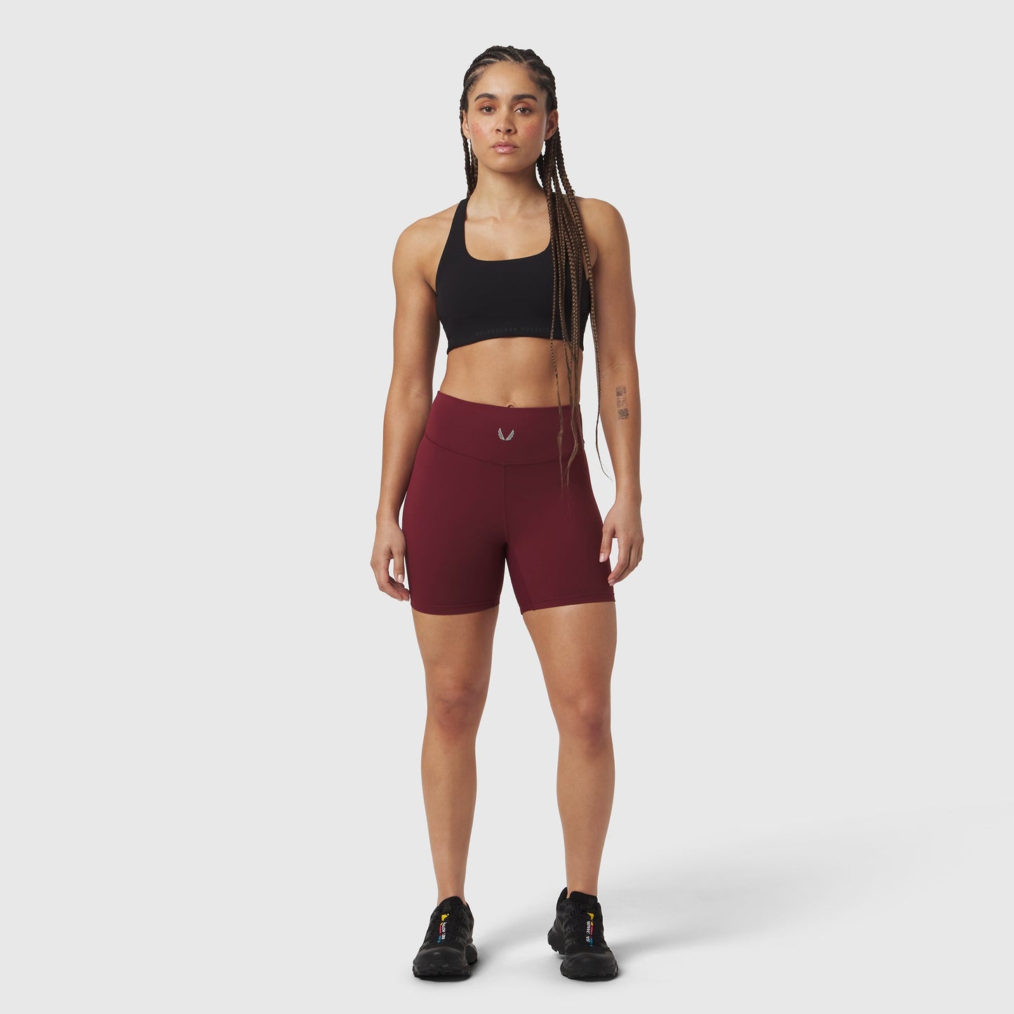 W064. LYCRA® ADAPTIV Biker Short Crimson | ASRV on sale