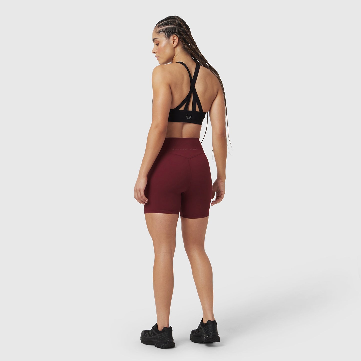 W064. LYCRA® ADAPTIV Biker Short Crimson | ASRV on sale