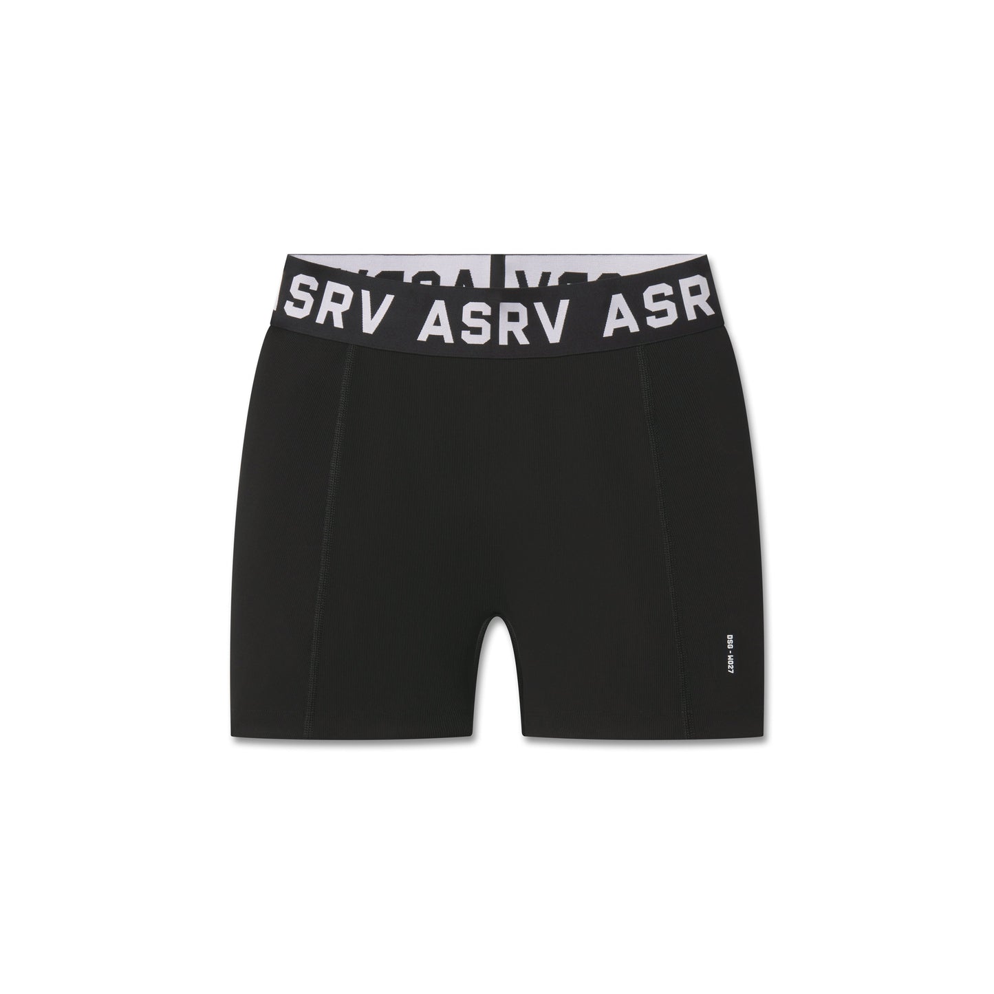 W027. LYCRA® Ribbed Short Black | ASRV for sale
