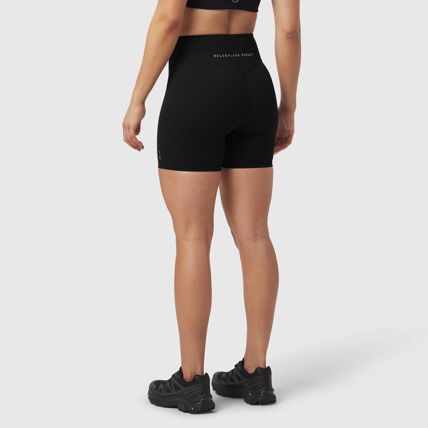 W064. LYCRA® ADAPTIV Biker Short Black | ASRV Online