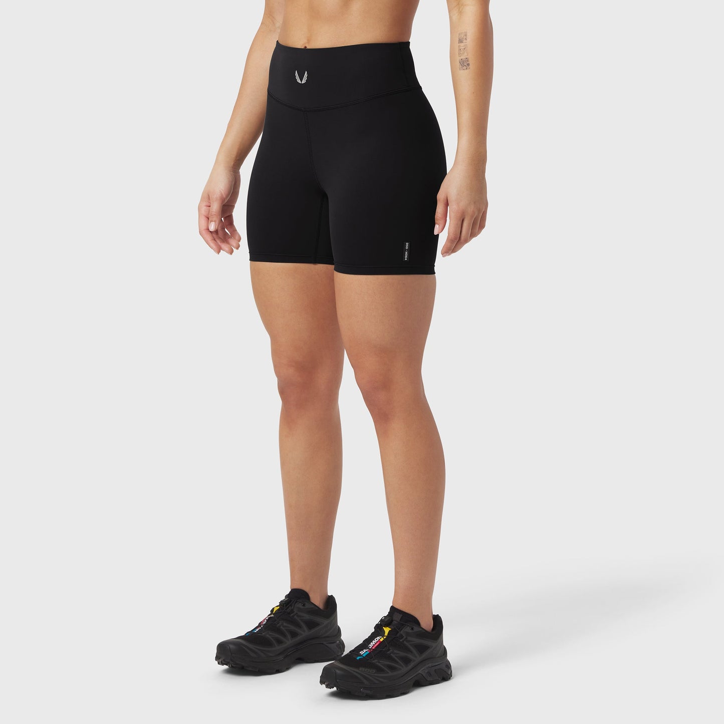 W064. LYCRA® ADAPTIV Biker Short Black | ASRV Online
