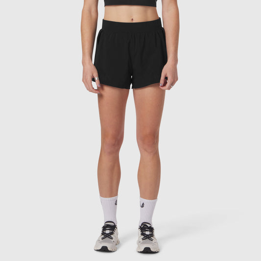 W026. Aerotex™ Side Split Run Short Black | ASRV near me