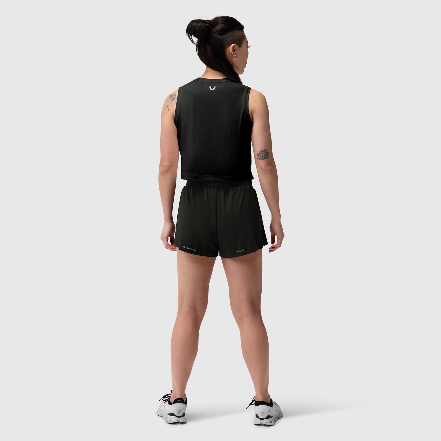 W026. Aerotex™ Side Split Run Short Black | ASRV near me