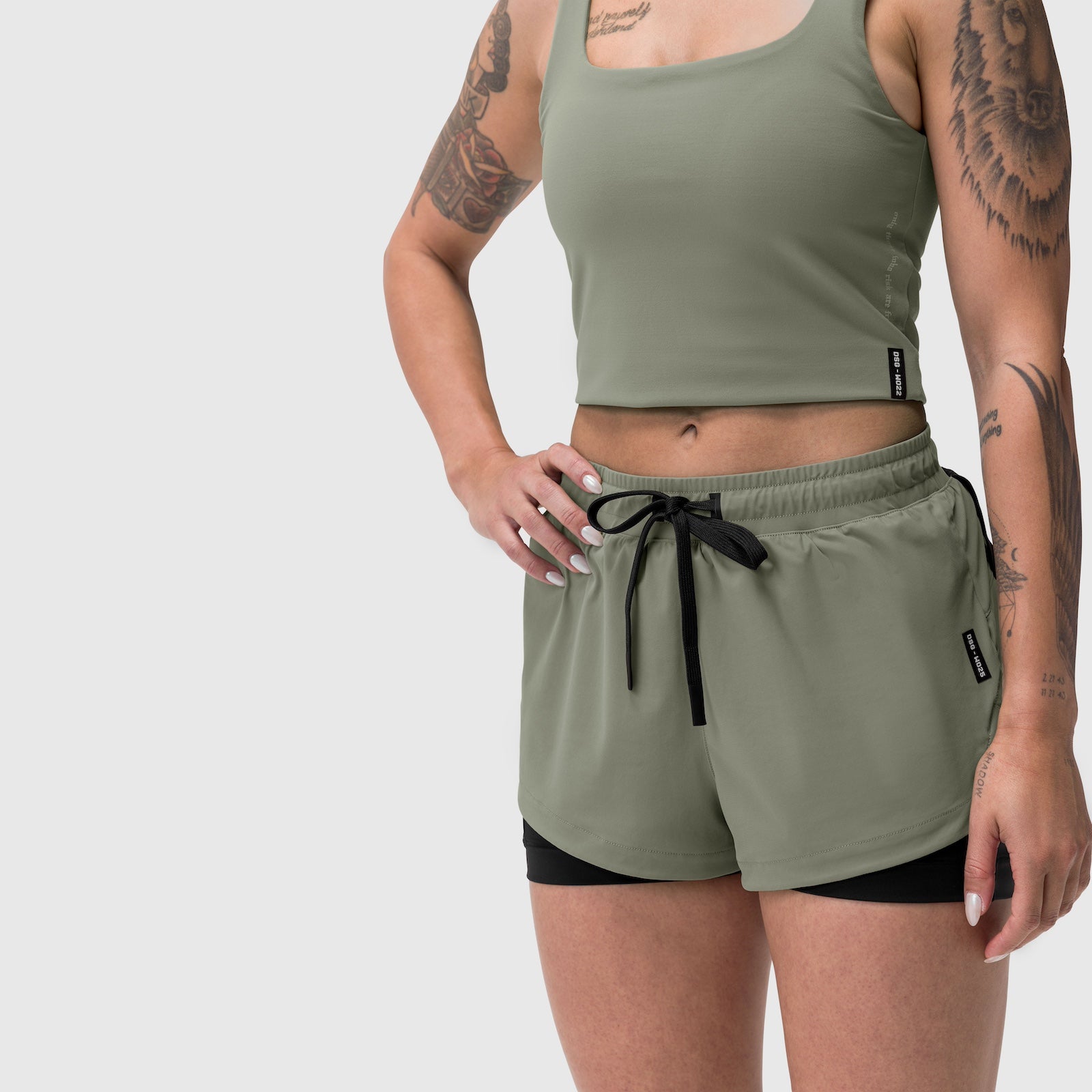 W025. Tetra-Lite® Liner Short Sage | ASRV on sale