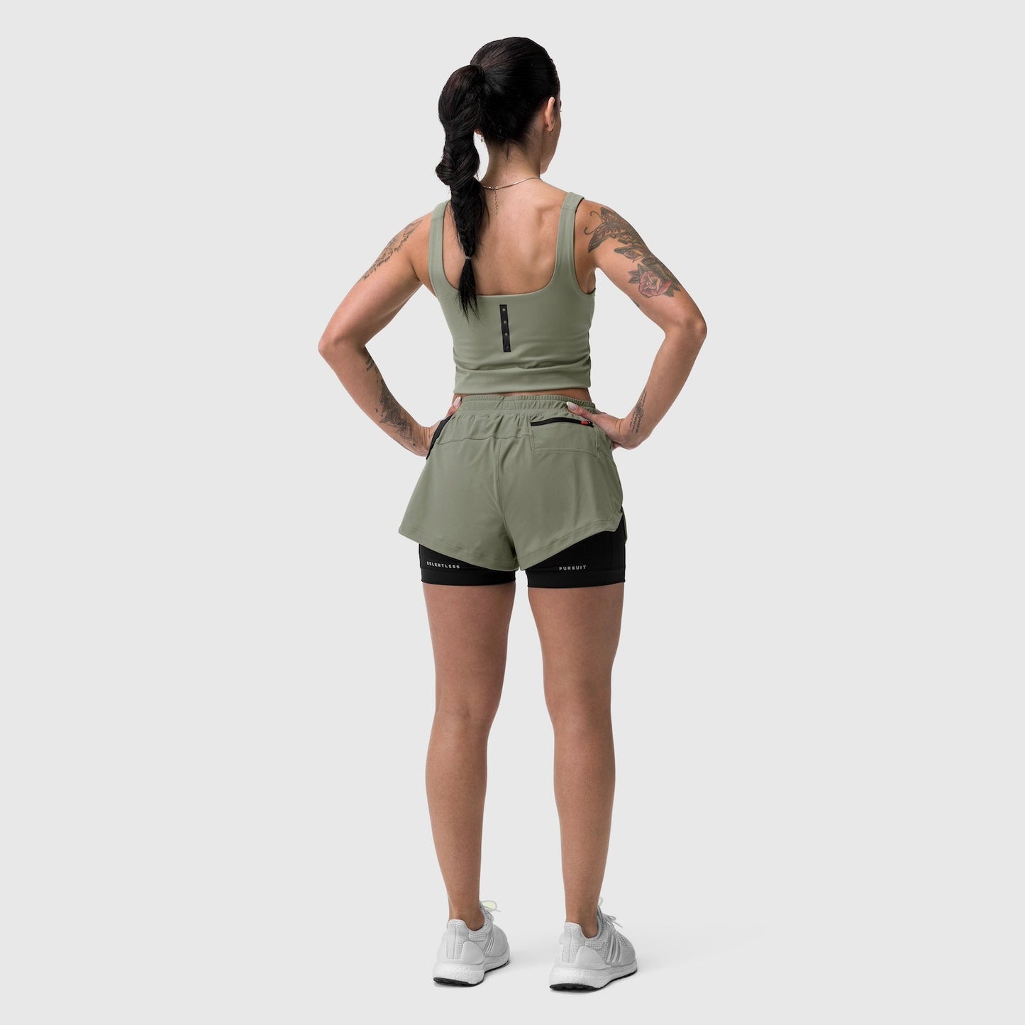 W025. Tetra-Lite® Liner Short Sage | ASRV on sale