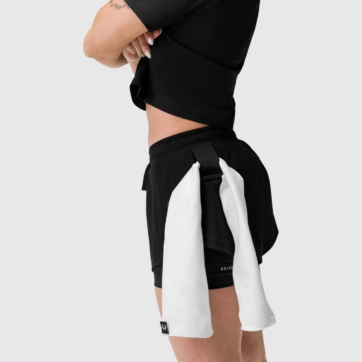 W025. Tetra-Lite® Liner Short Black | ASRV Discount