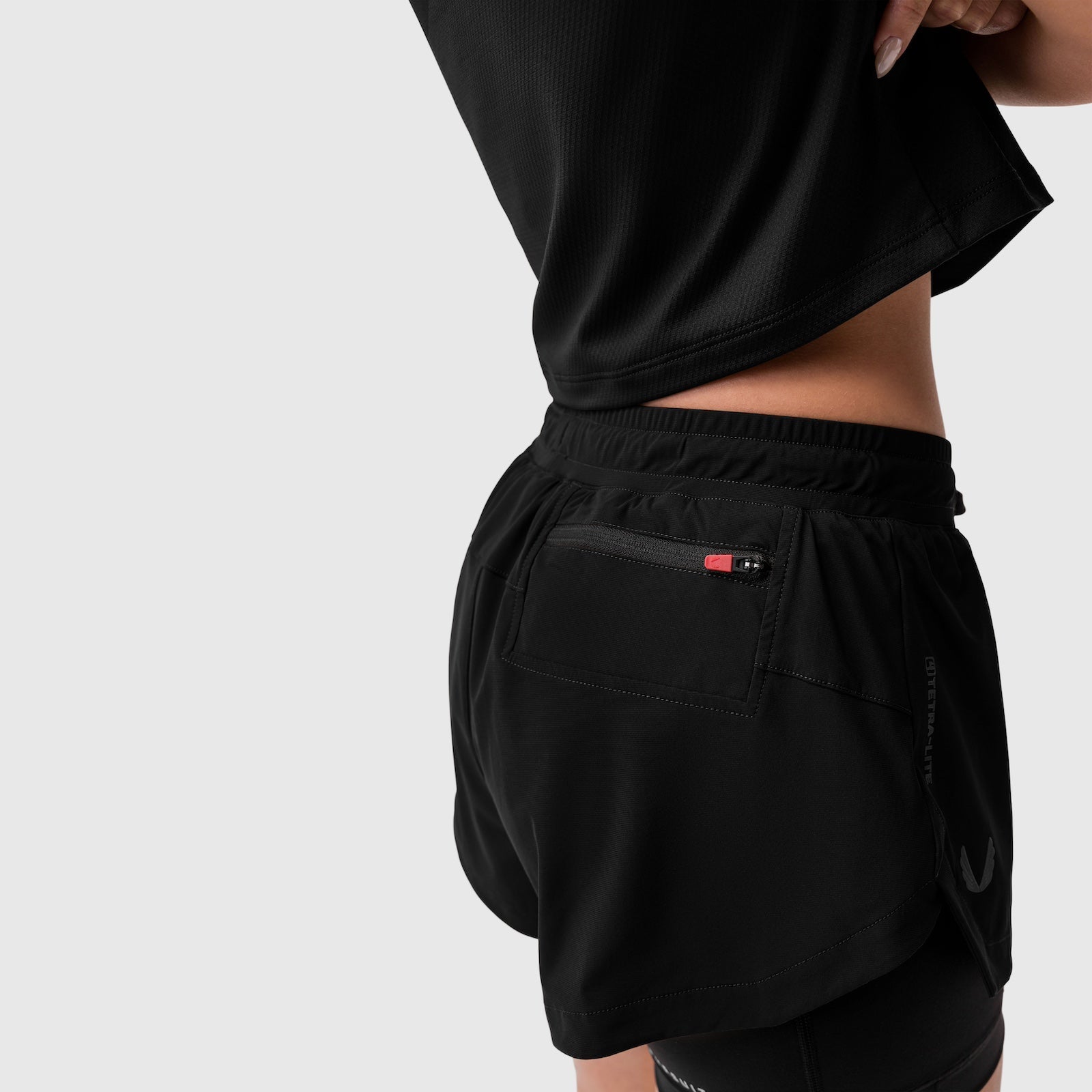 W025. Tetra-Lite® Liner Short Black | ASRV Discount