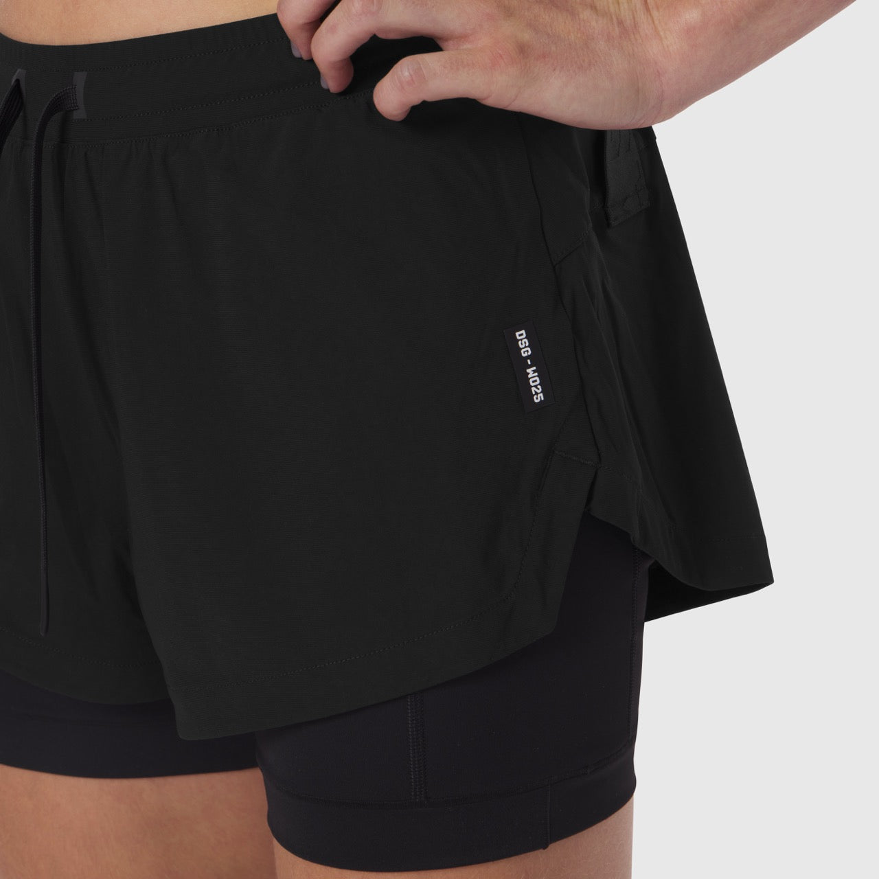 W025. Tetra-Lite® Liner Short Black | ASRV Discount