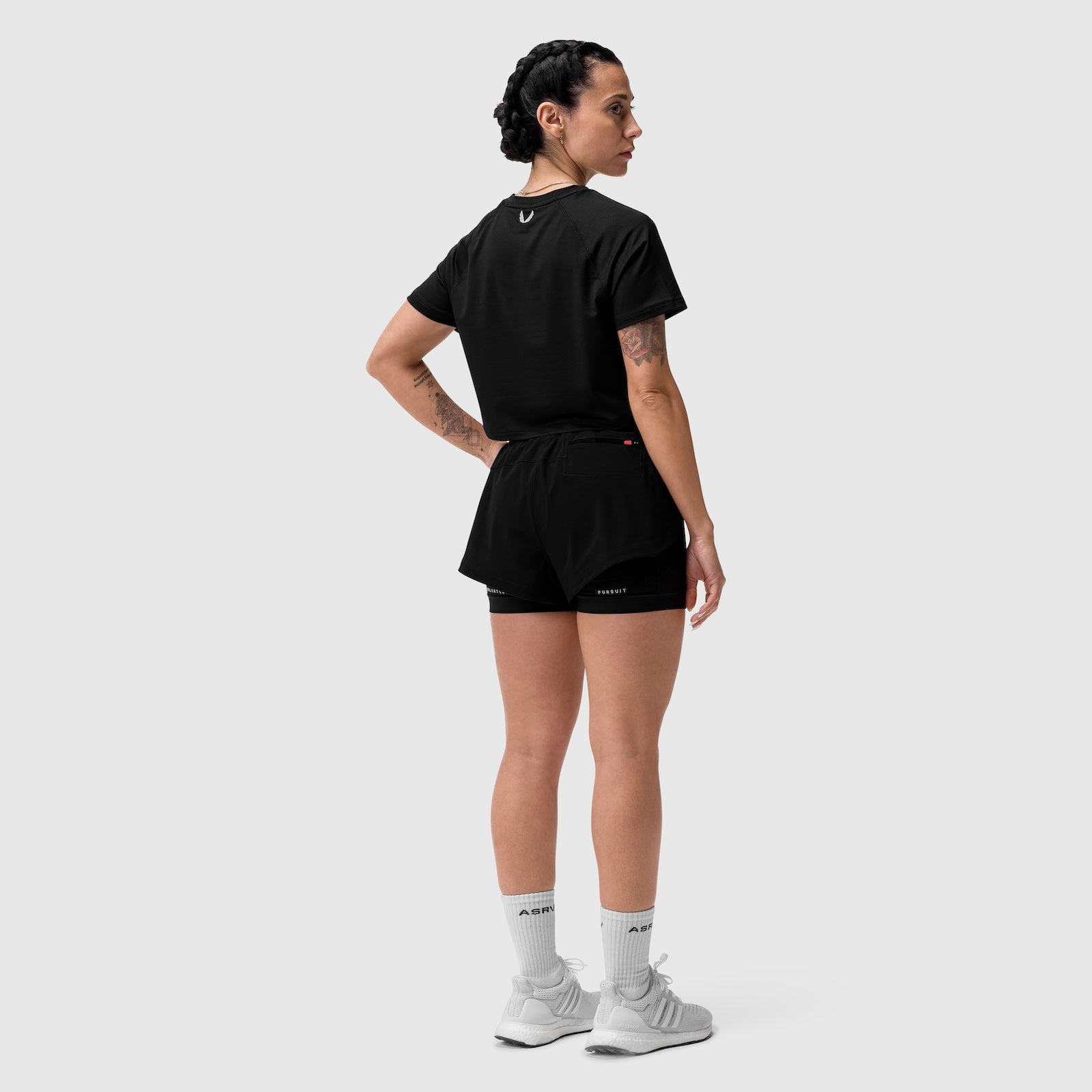 W025. Tetra-Lite® Liner Short Black | ASRV Discount