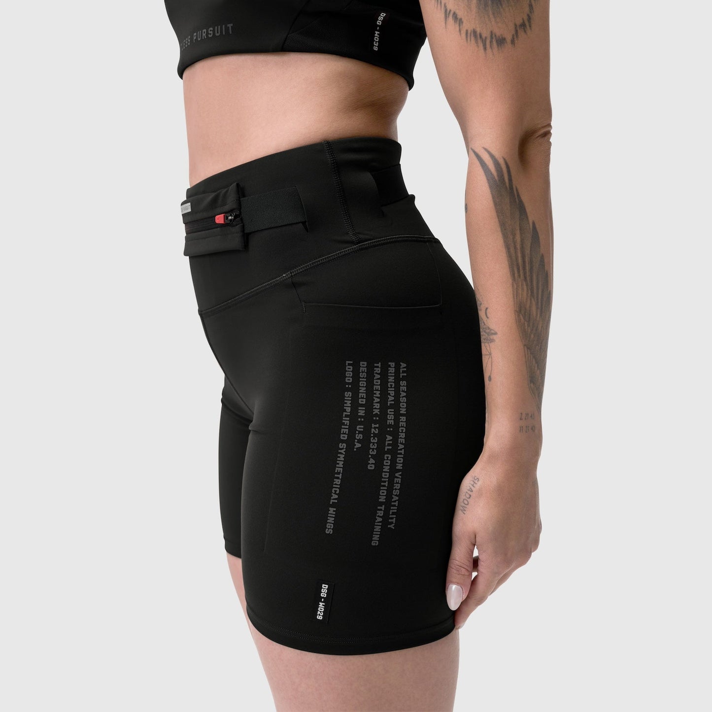 W029. LYCRA® 3-in-1 Biker Short Black | ASRV US
