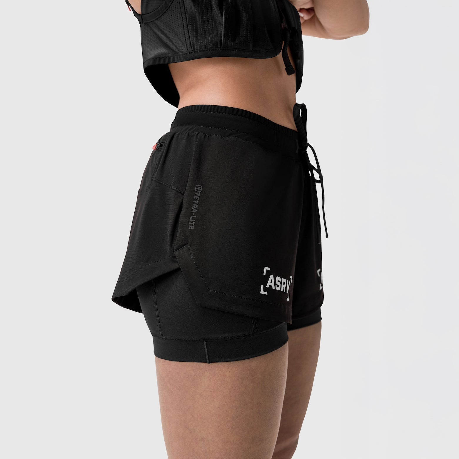 W025. Tetra-Lite® Liner Short Black "Bracket" | ASRV sale