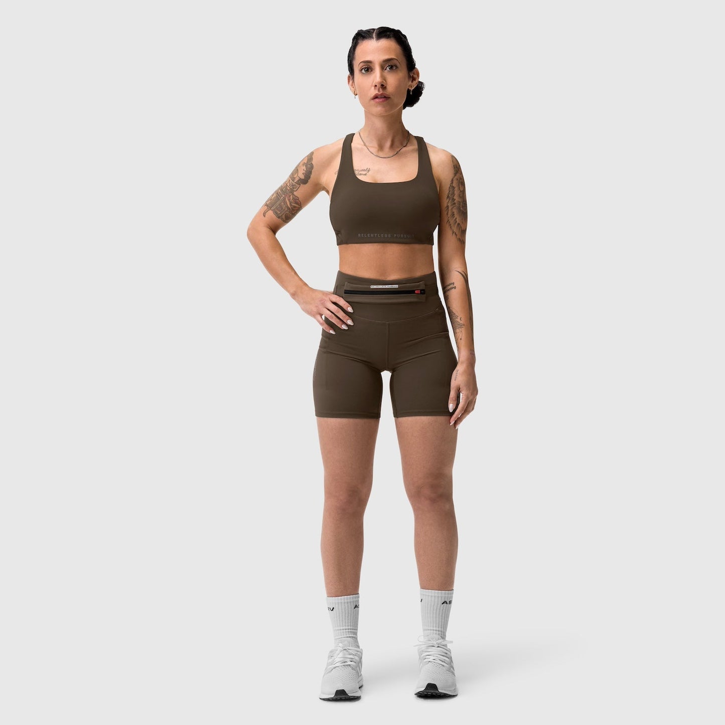 W029. LYCRA® 3-in-1 Biker Short Dark Earth | ASRV Online