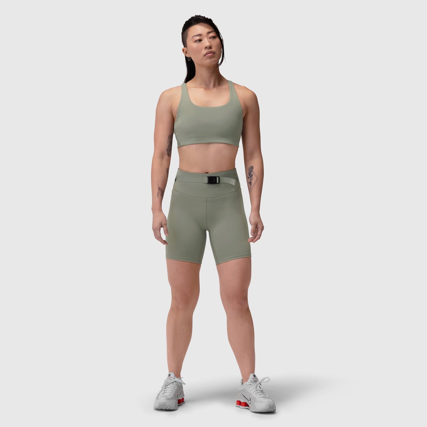W029. LYCRA® 3-in-1 Biker Short Sage | ASRV Discount