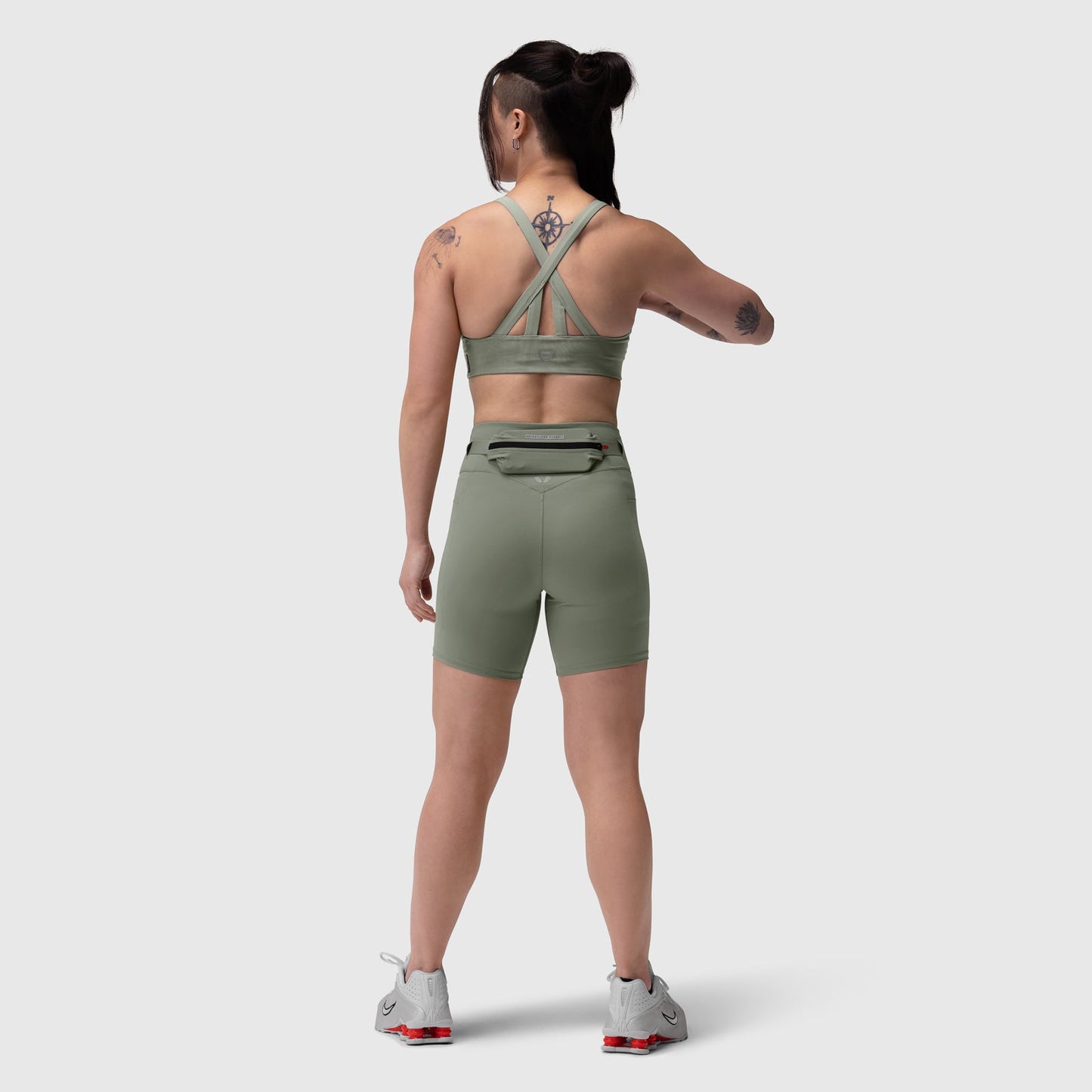W029. LYCRA® 3-in-1 Biker Short Sage | ASRV Discount