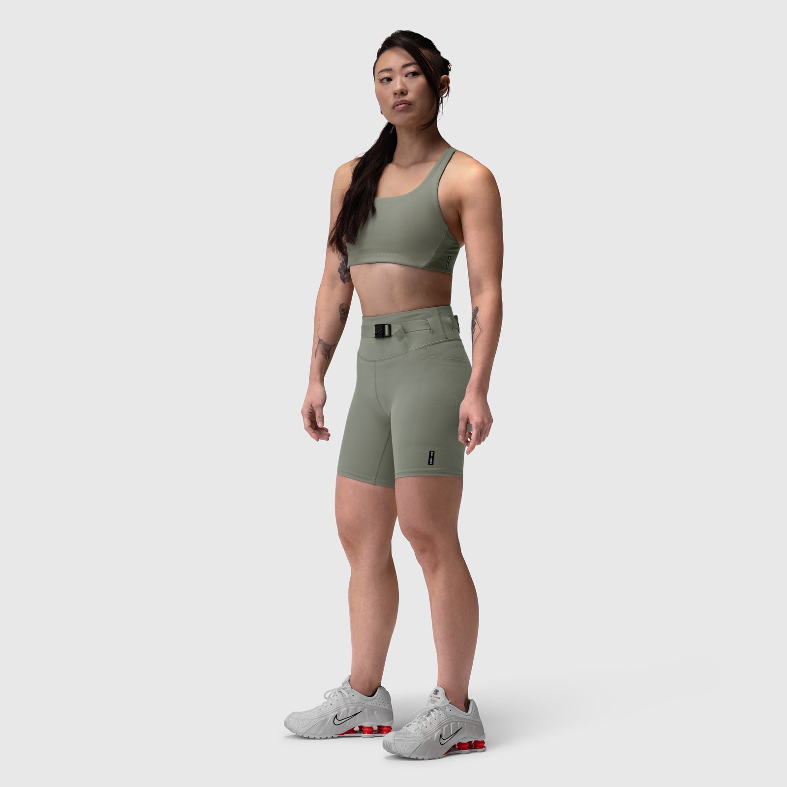 W029. LYCRA® 3-in-1 Biker Short Sage | ASRV Discount