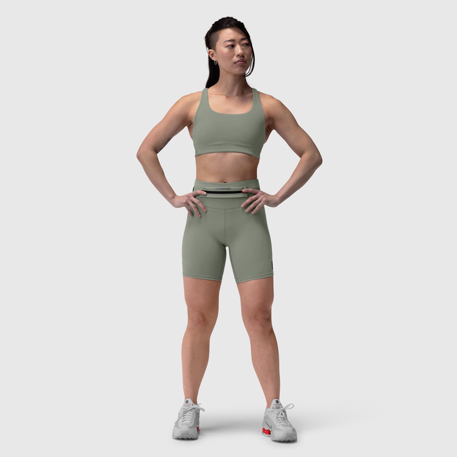W029. LYCRA® 3-in-1 Biker Short Sage | ASRV Discount