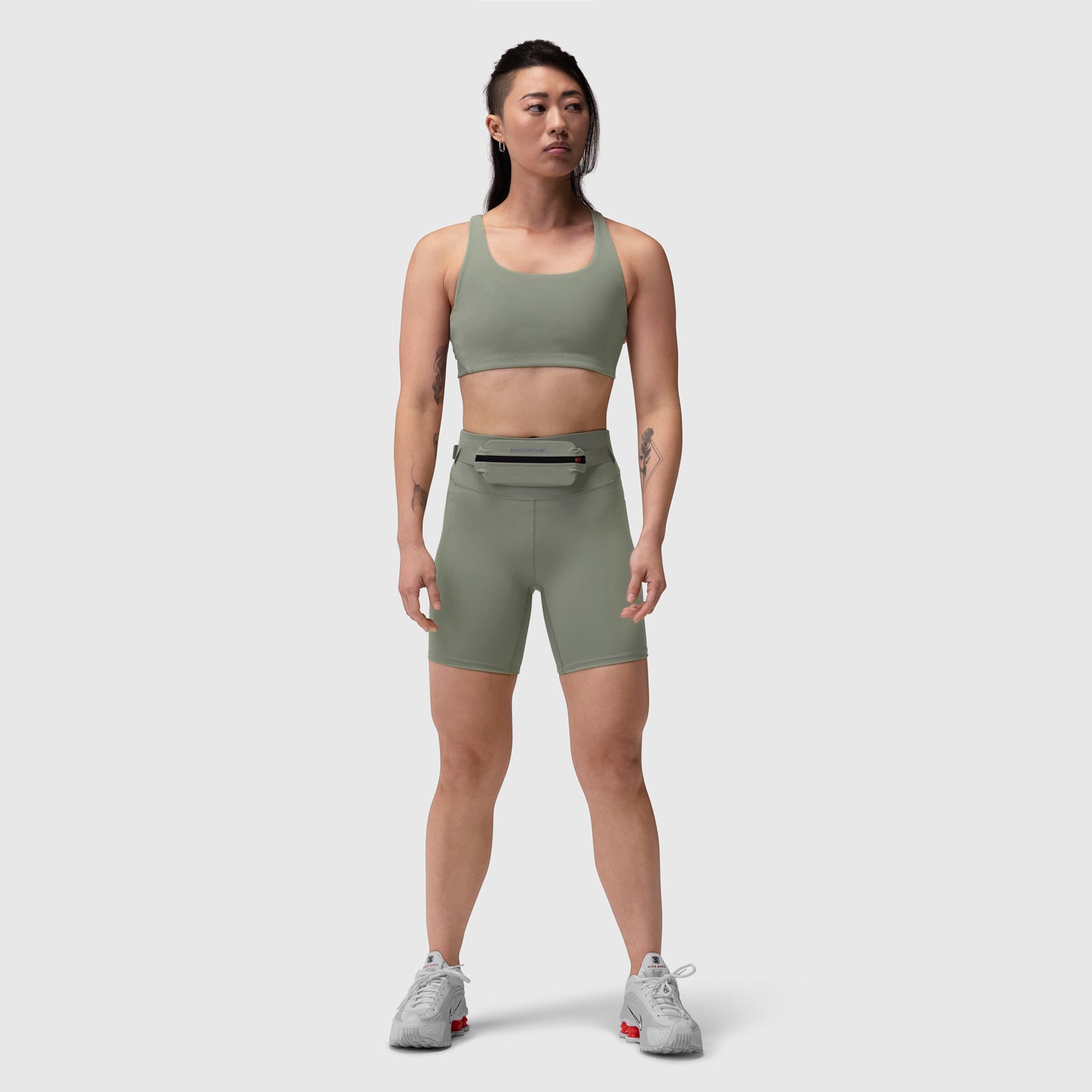 W029. LYCRA® 3-in-1 Biker Short Sage | ASRV Discount
