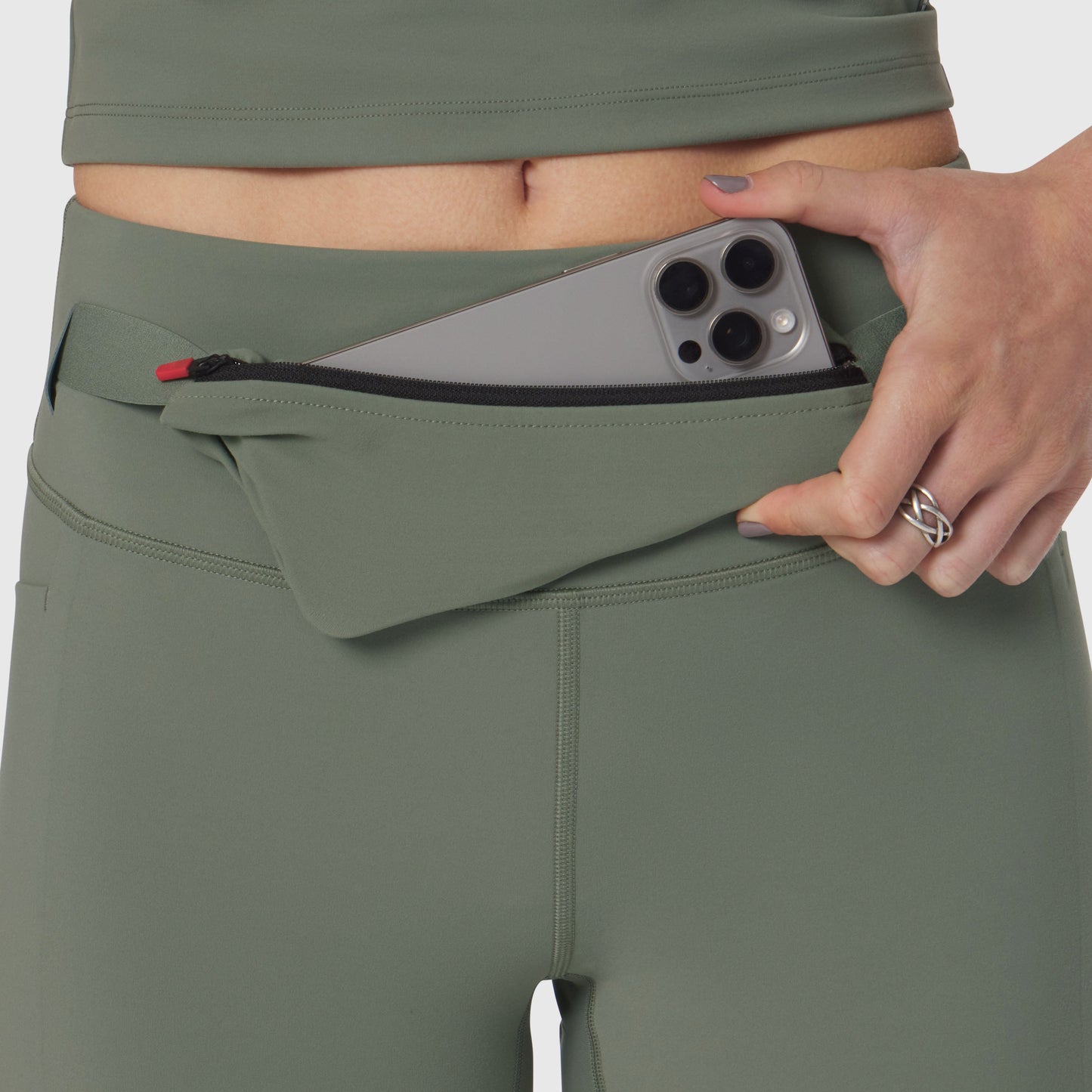 W029. LYCRA® 3-in-1 Biker Short Sage | ASRV Discount