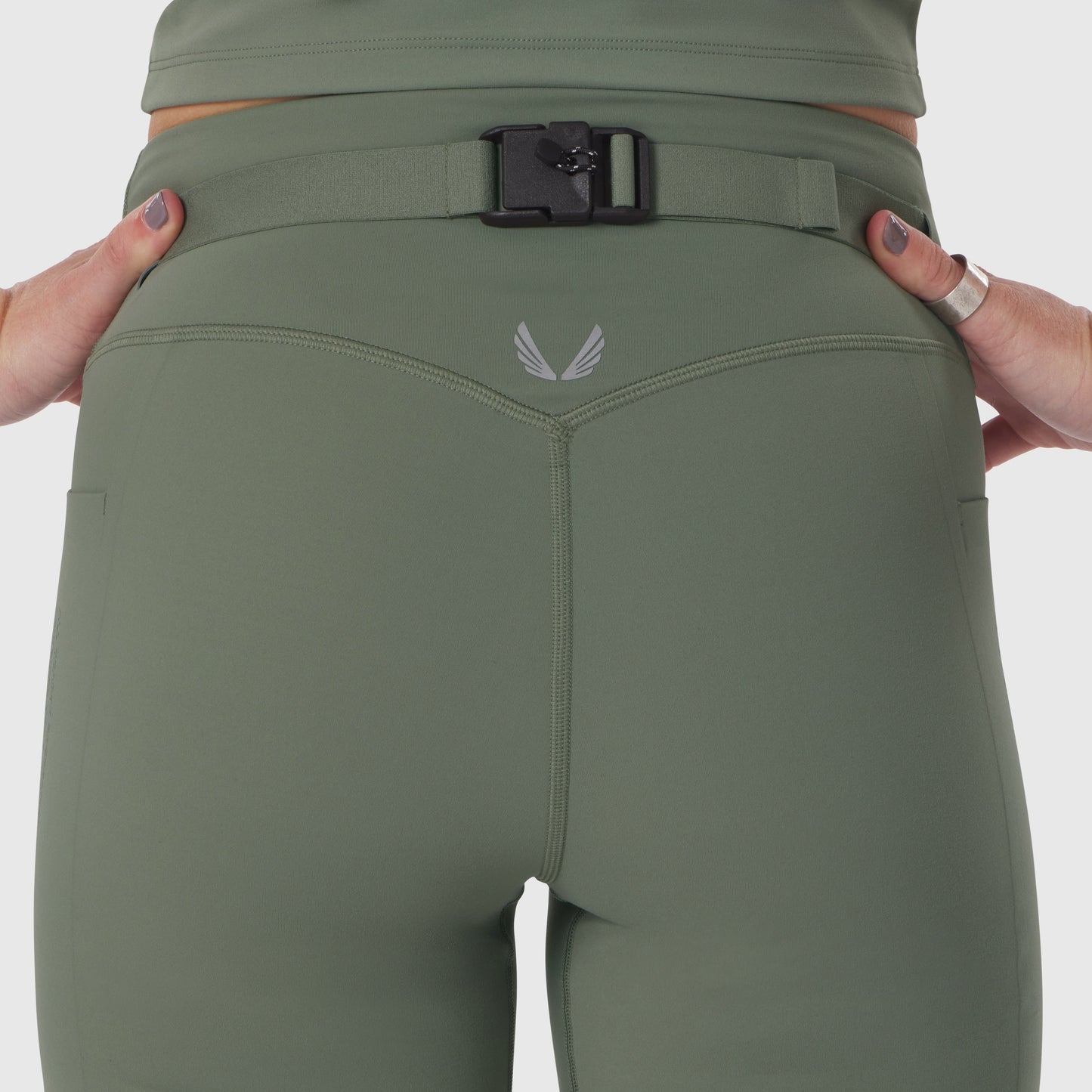 W029. LYCRA® 3-in-1 Biker Short Sage | ASRV Discount