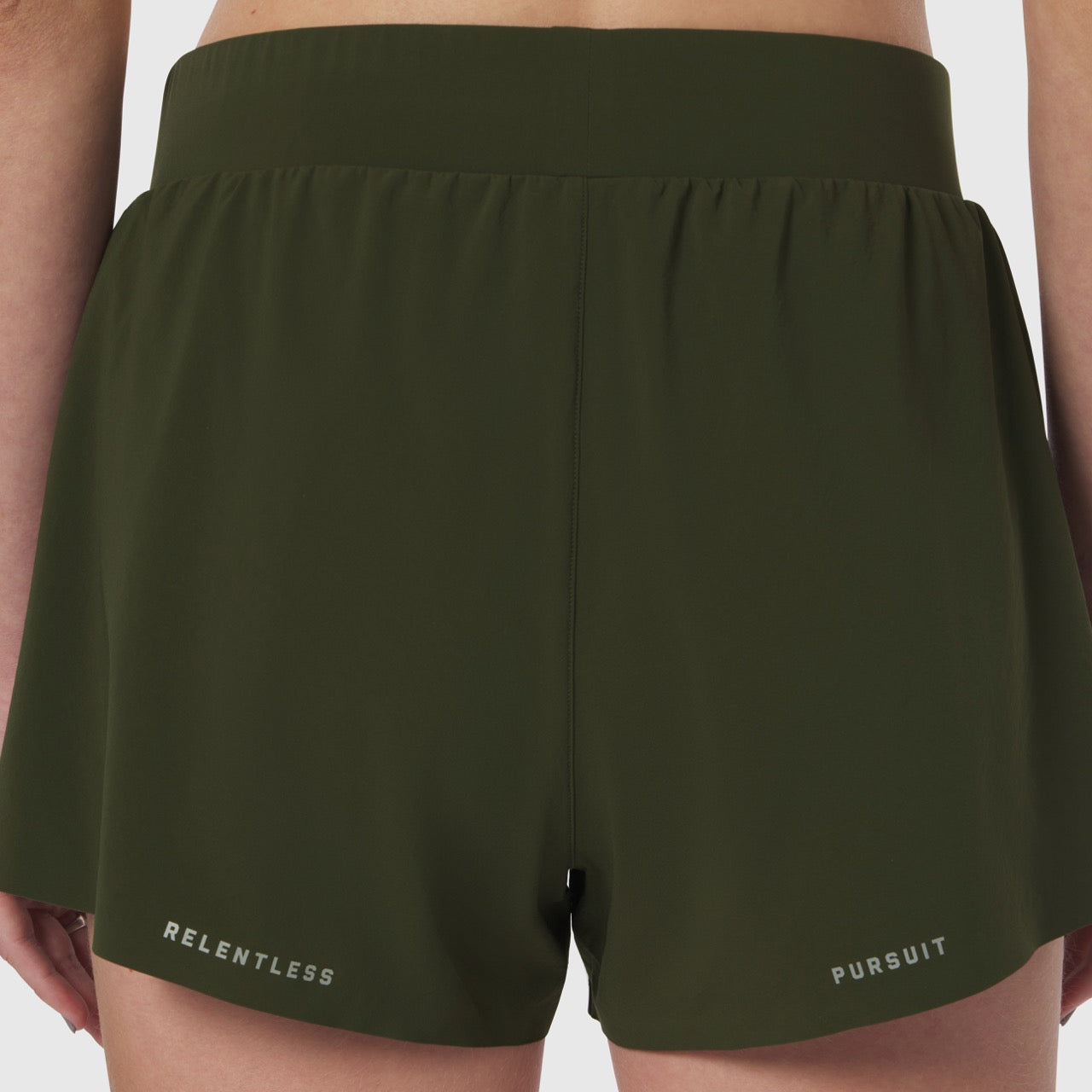 W026. Aerotex™ Side Split Run Short Olive | ASRV near me