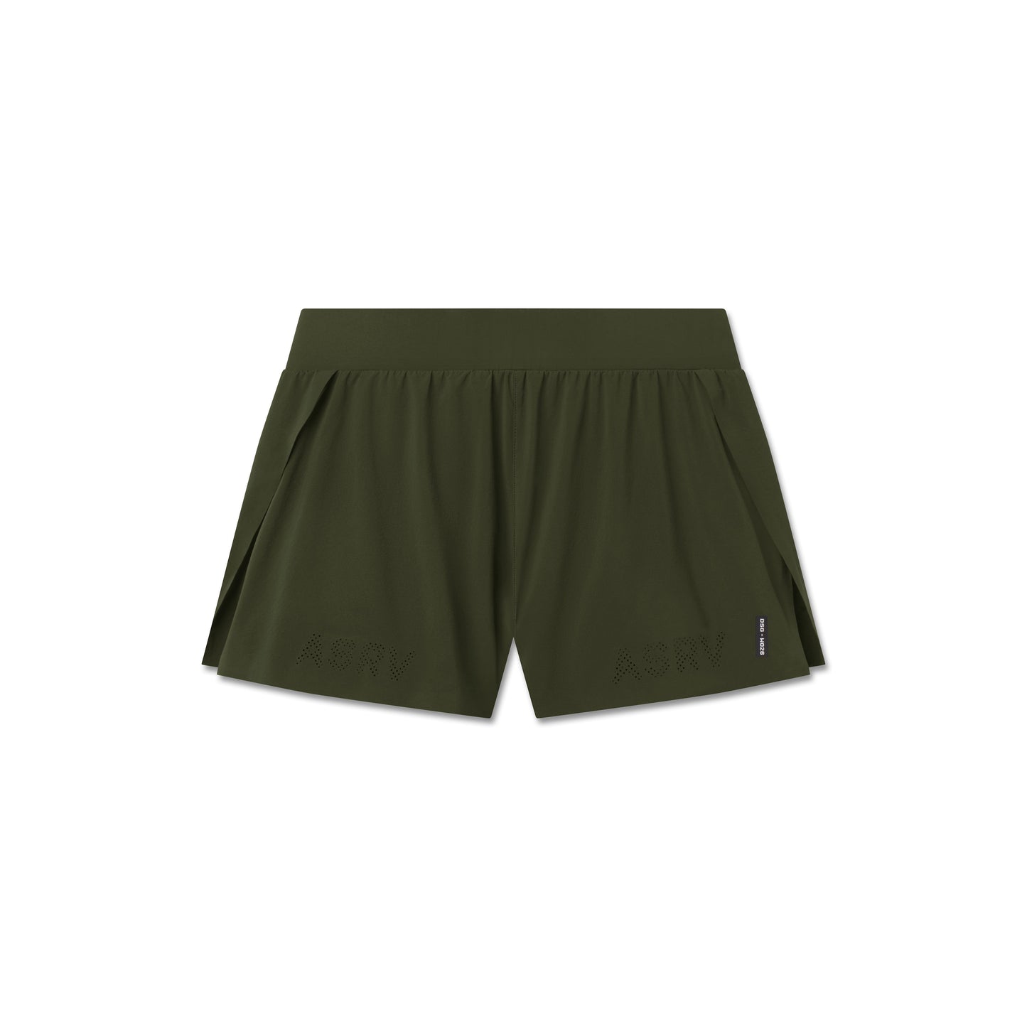 W026. Aerotex™ Side Split Run Short Olive | ASRV near me
