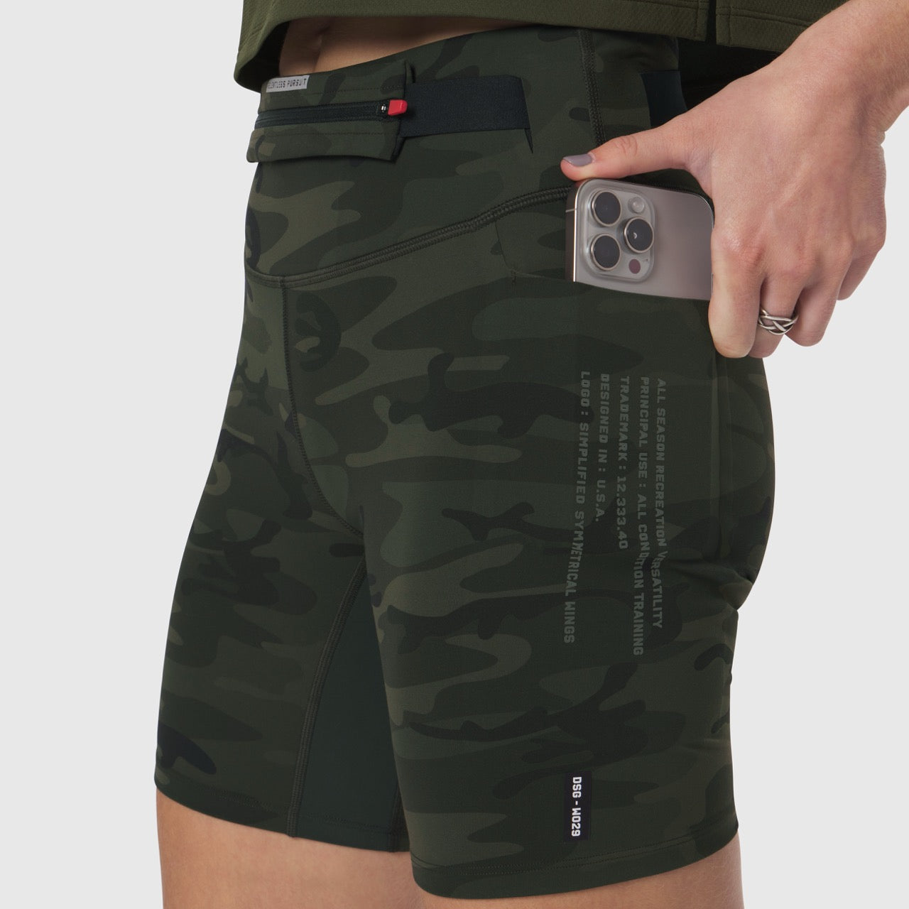 W029. LYCRA® 3-in-1 Biker Short Dark Camo | ASRV US