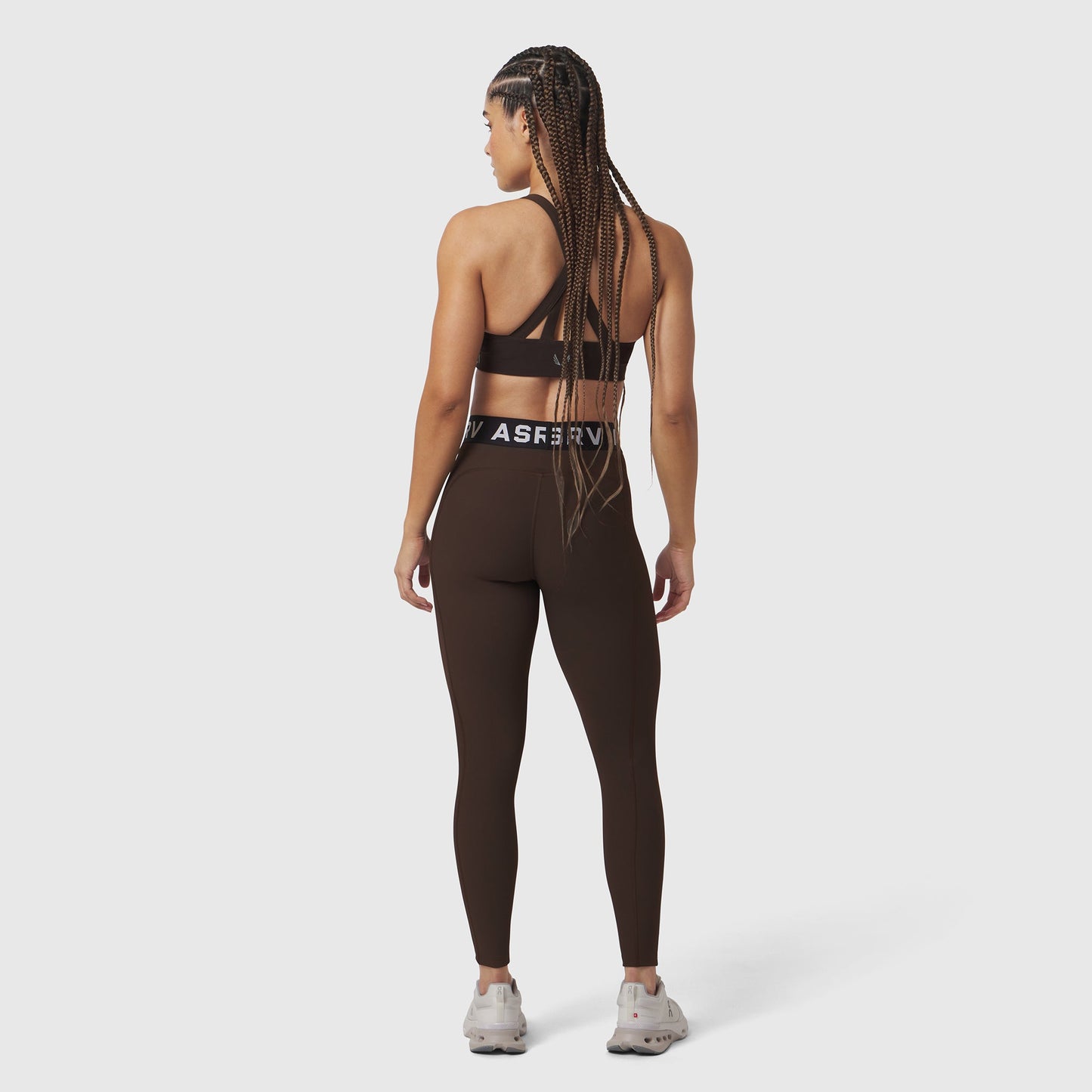 W071. LYCRA® Ribbed Legging Dark Earth | ASRV near me