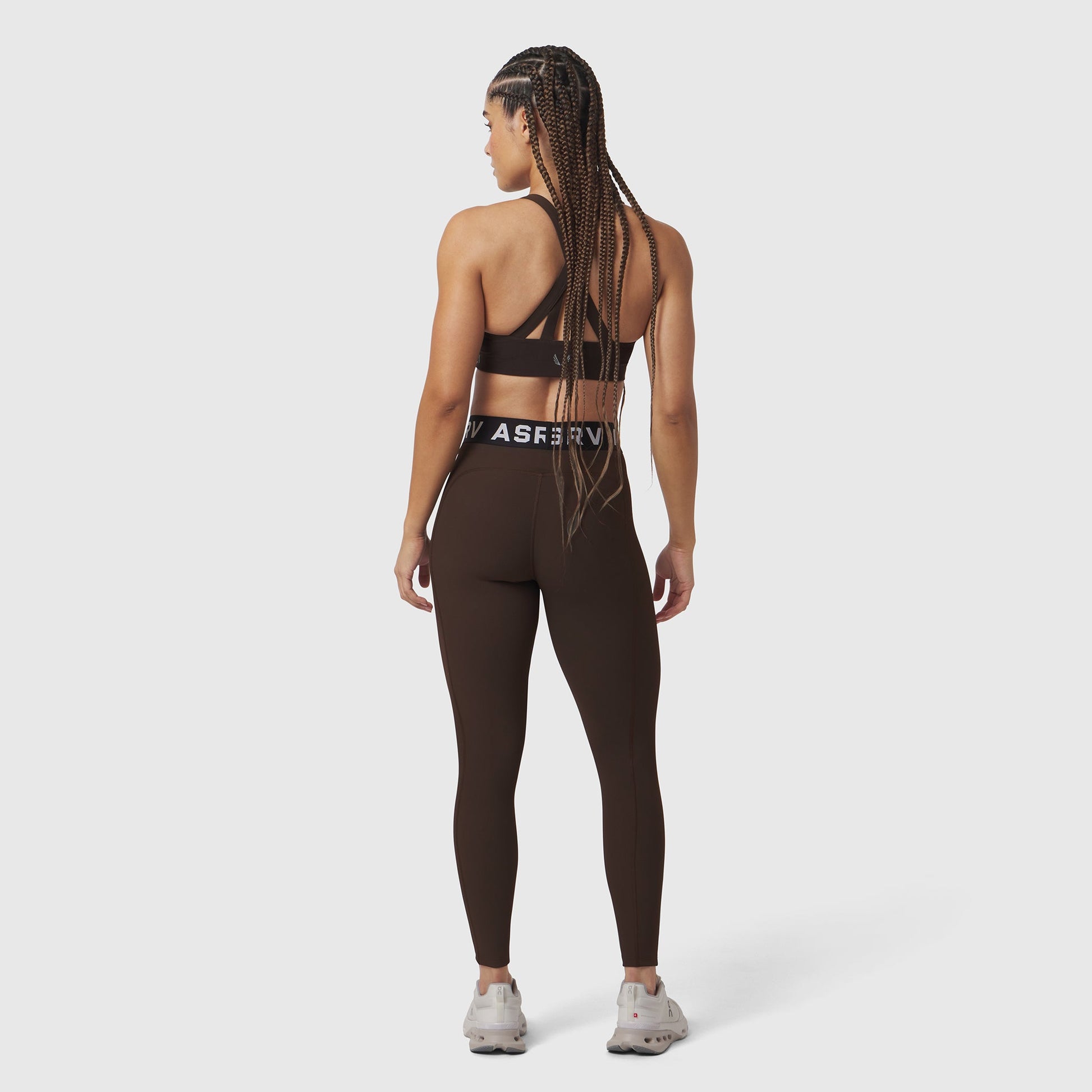 W071. LYCRA® Ribbed Legging Dark Earth | ASRV near me