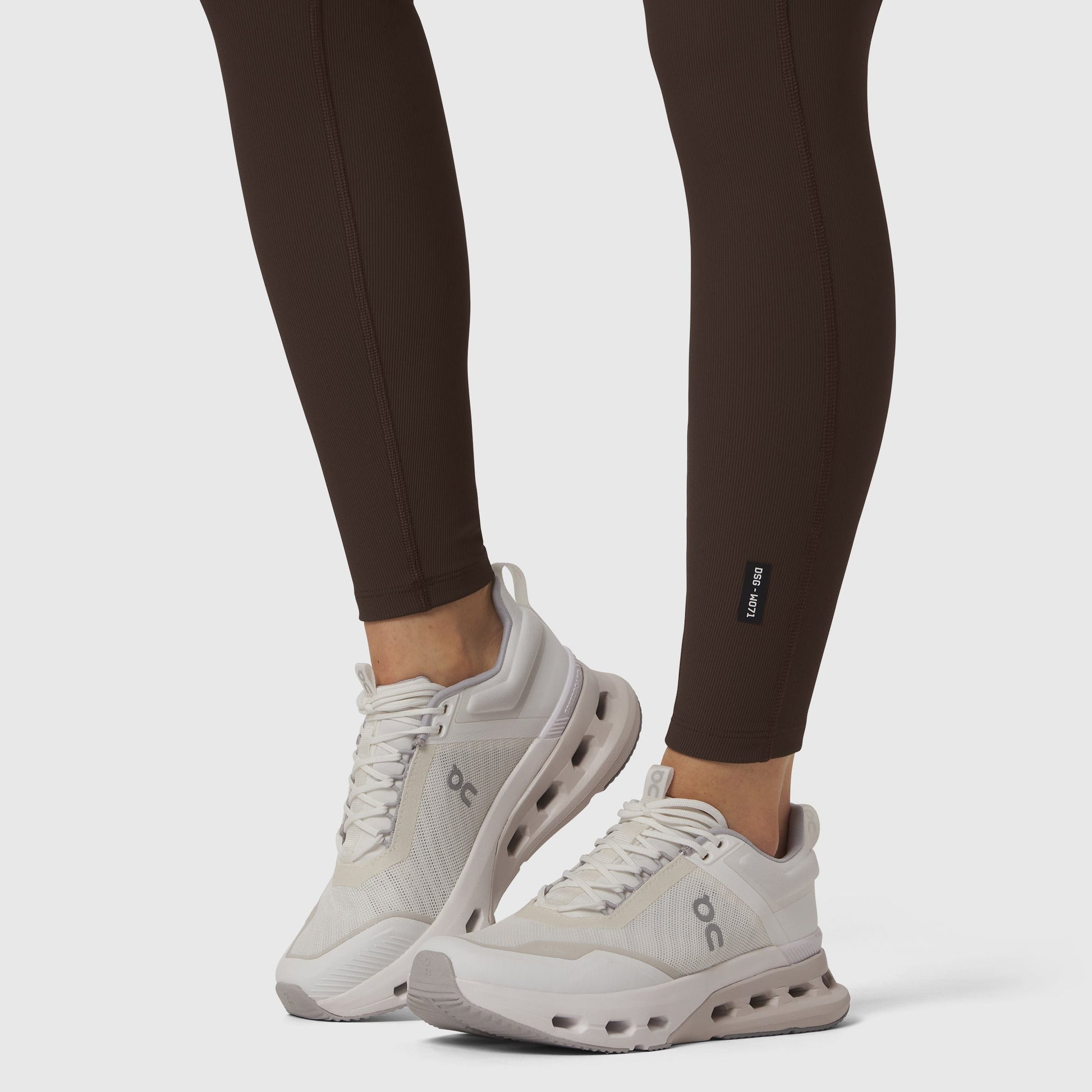 W071. LYCRA® Ribbed Legging Dark Earth | ASRV near me