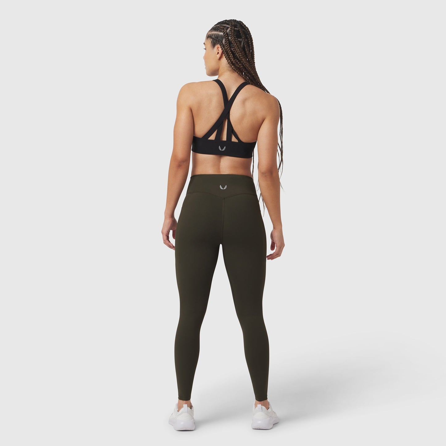 W072. LYCRA® ADAPTIV 4 Pocket Legging Olive | ASRV sale