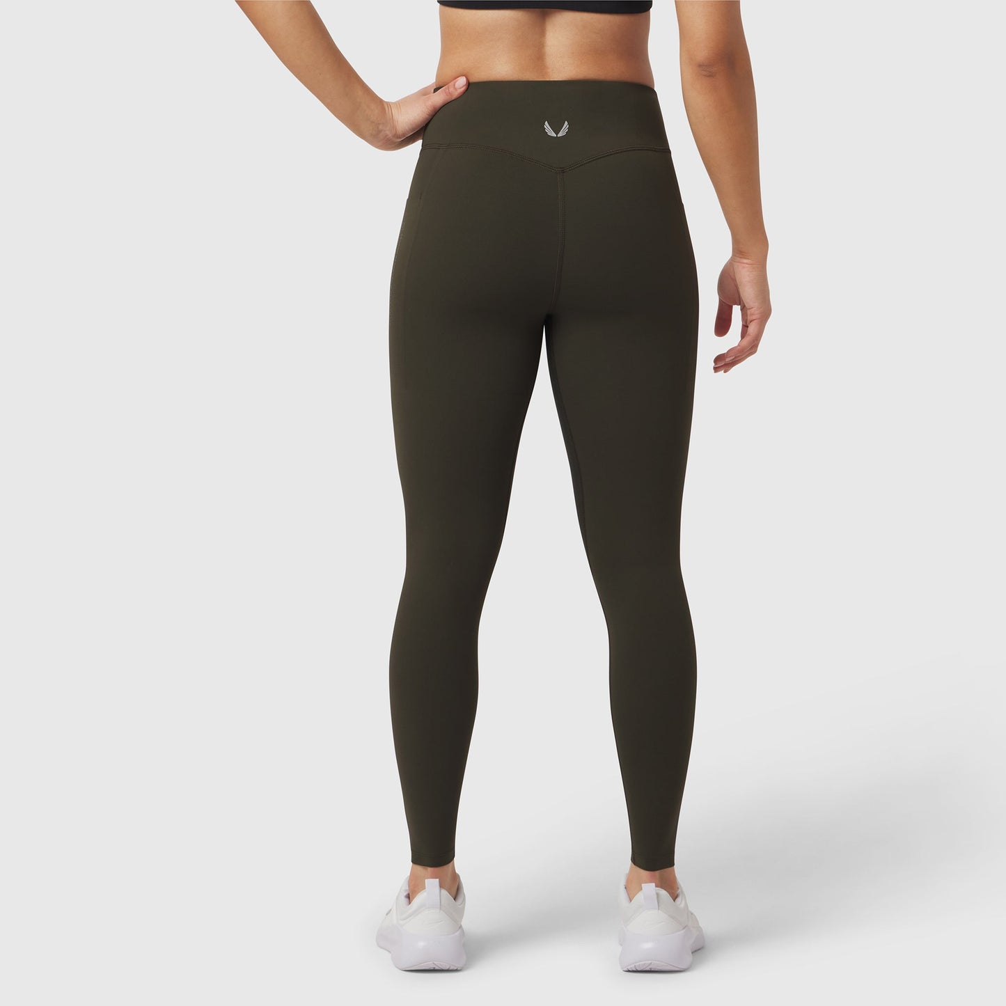 W072. LYCRA® ADAPTIV 4 Pocket Legging Olive | ASRV sale