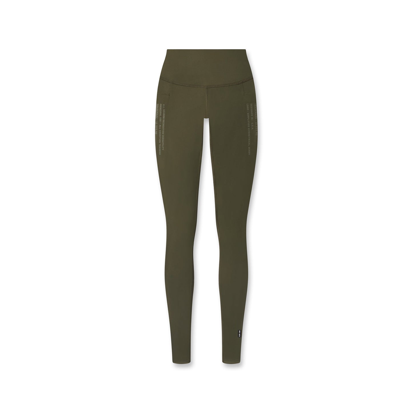 W072. LYCRA® ADAPTIV 4 Pocket Legging Olive | ASRV sale