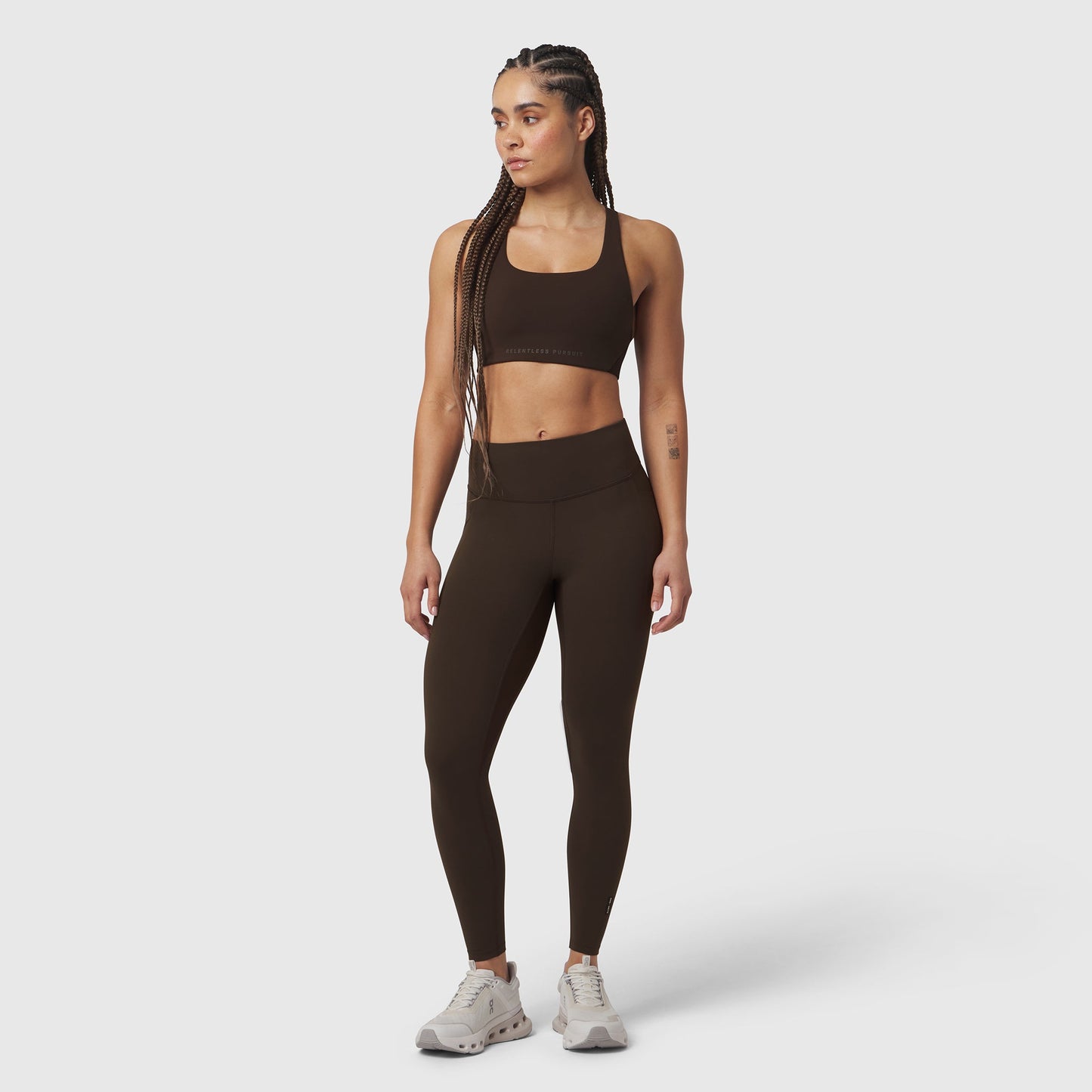 W072. LYCRA® ADAPTIV 4 Pocket Legging Dark Earth | ASRV on sale