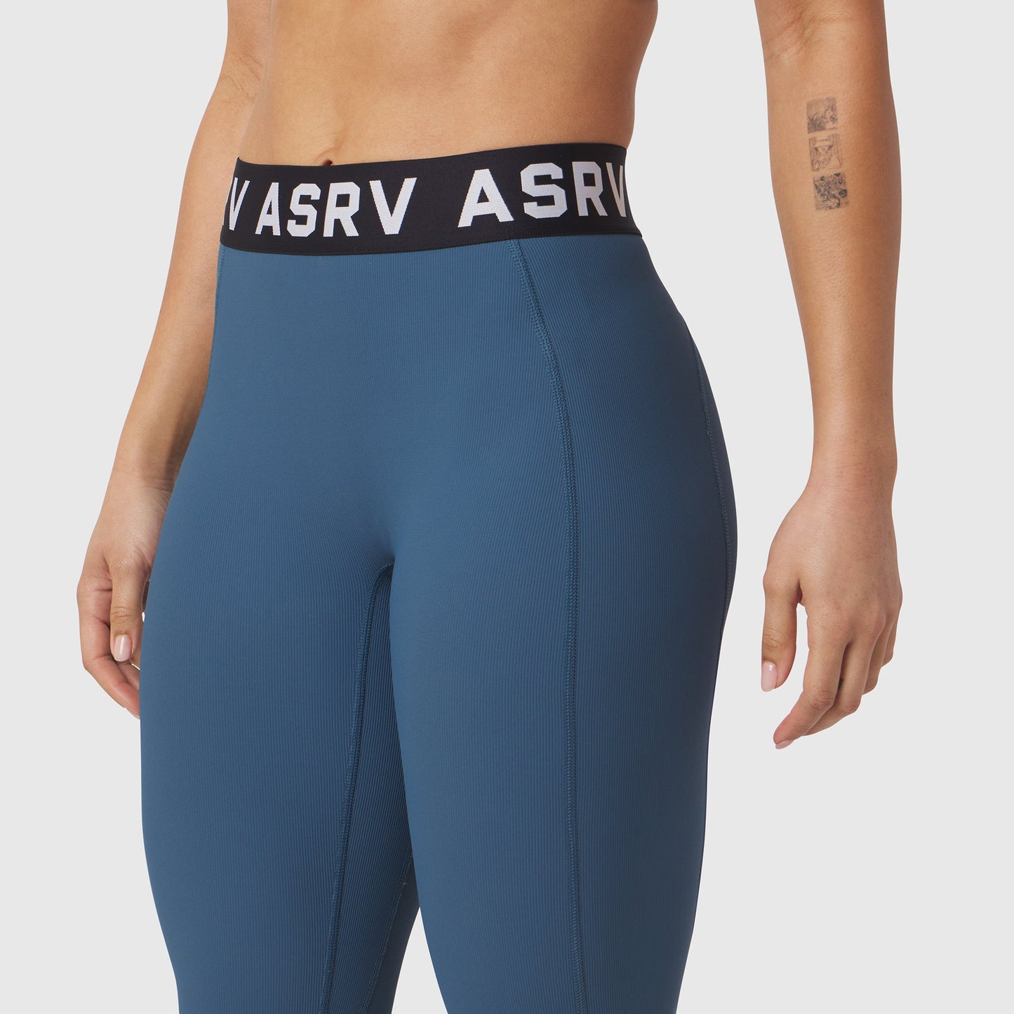 W071. LYCRA® Ribbed Legging Storm | ASRV for sale